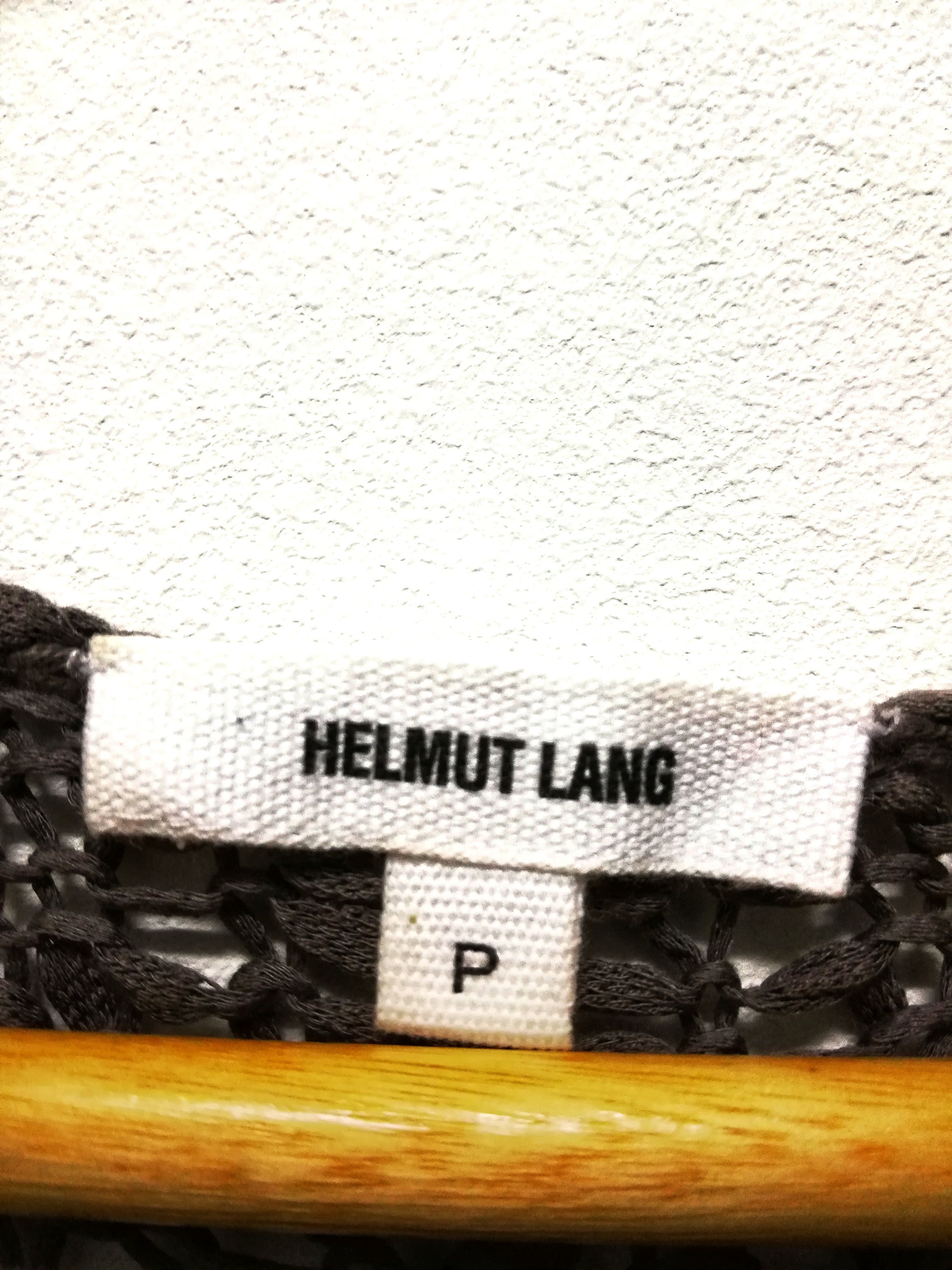 Helmut Lang 🔥Transparent Paper Seditionaries Mesh / Net Ls Shirts🔥 Size US M / EU 48-50 / 2 - 3 Thumbnail