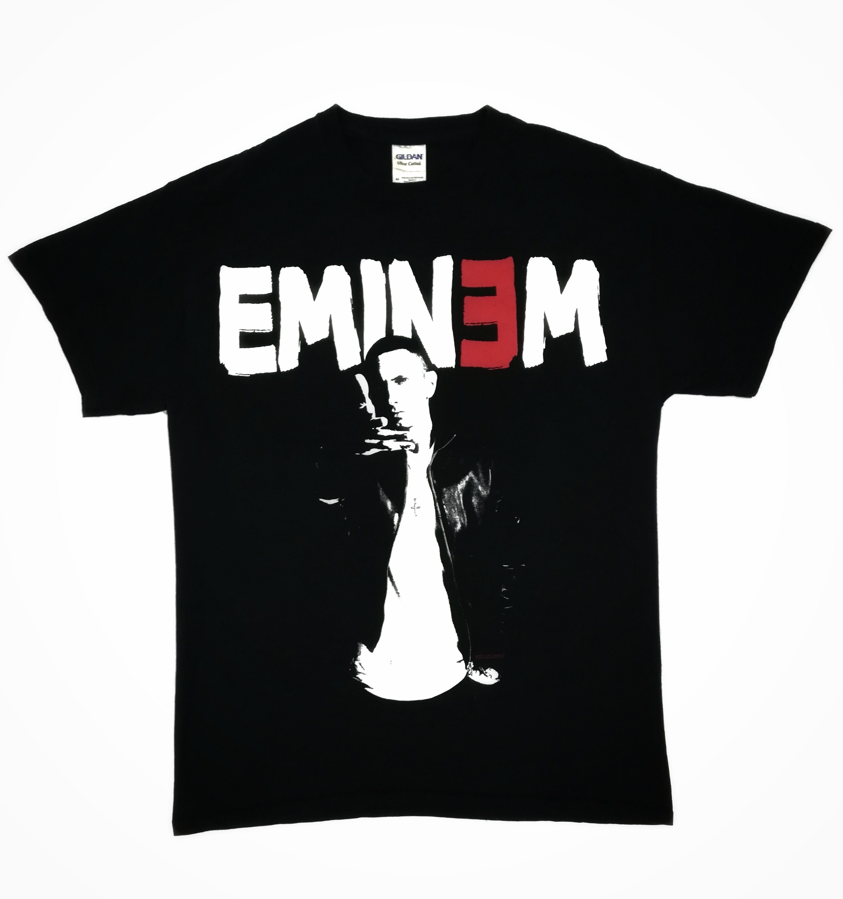 image of Band Tees x Eminem The Eminem Show Anger Management Tour Rap Tee in Black, Men's (Size Small)