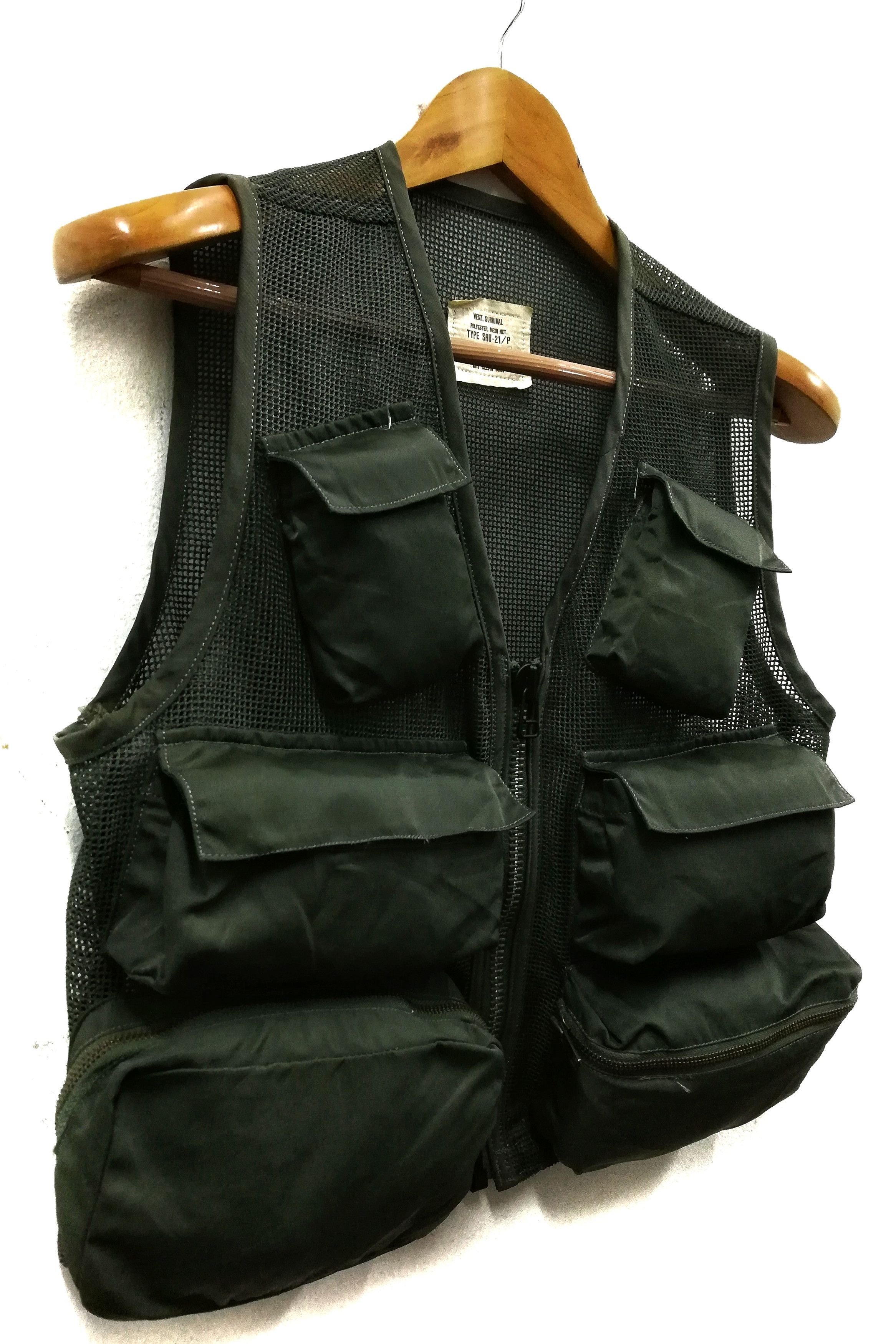 Vintage 🔥Sru - 21/P Tactical Utility Multi Pocket Vest Survival Size US M / EU 48-50 / 2 - 2 Thumbnail