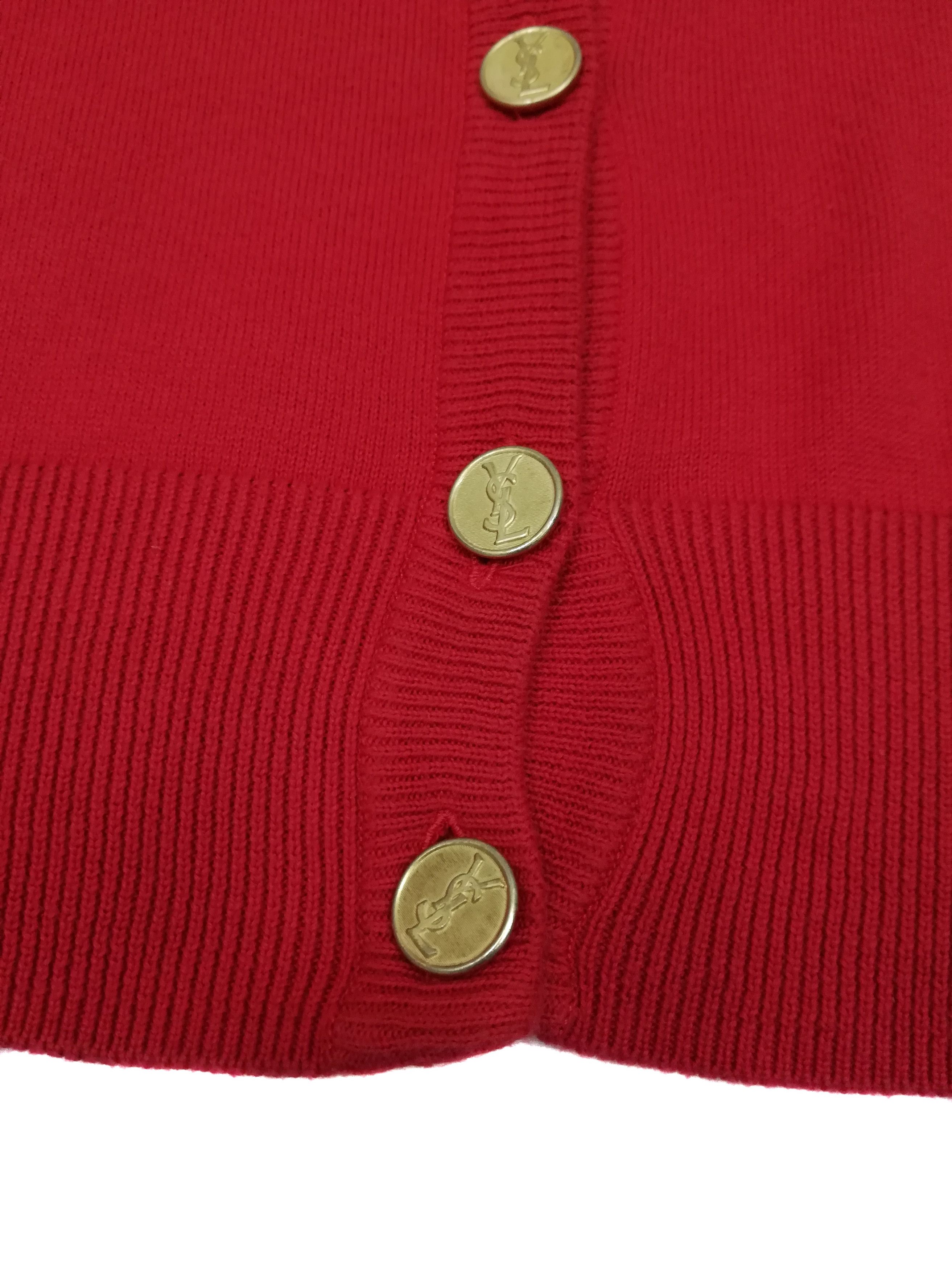 Yves Saint Laurent 🔥SUMMER SALE 🏖 YSL Cardigan Short Sleeve Shirts Button Up Size US M / EU 48-50 / 2 - 4 Thumbnail