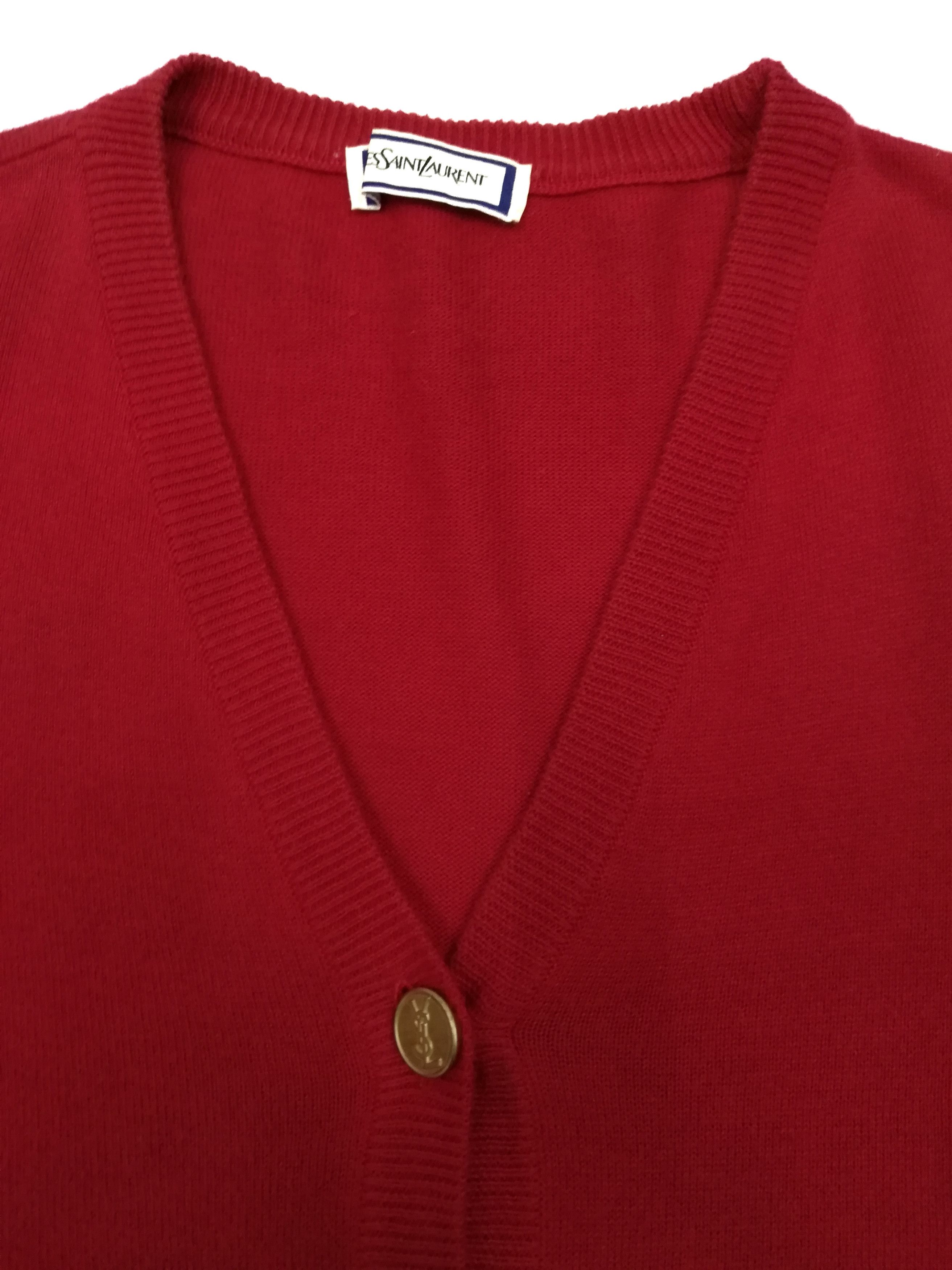 Yves Saint Laurent 🔥SUMMER SALE 🏖 YSL Cardigan Short Sleeve Shirts Button Up Size US M / EU 48-50 / 2 - 6 Thumbnail