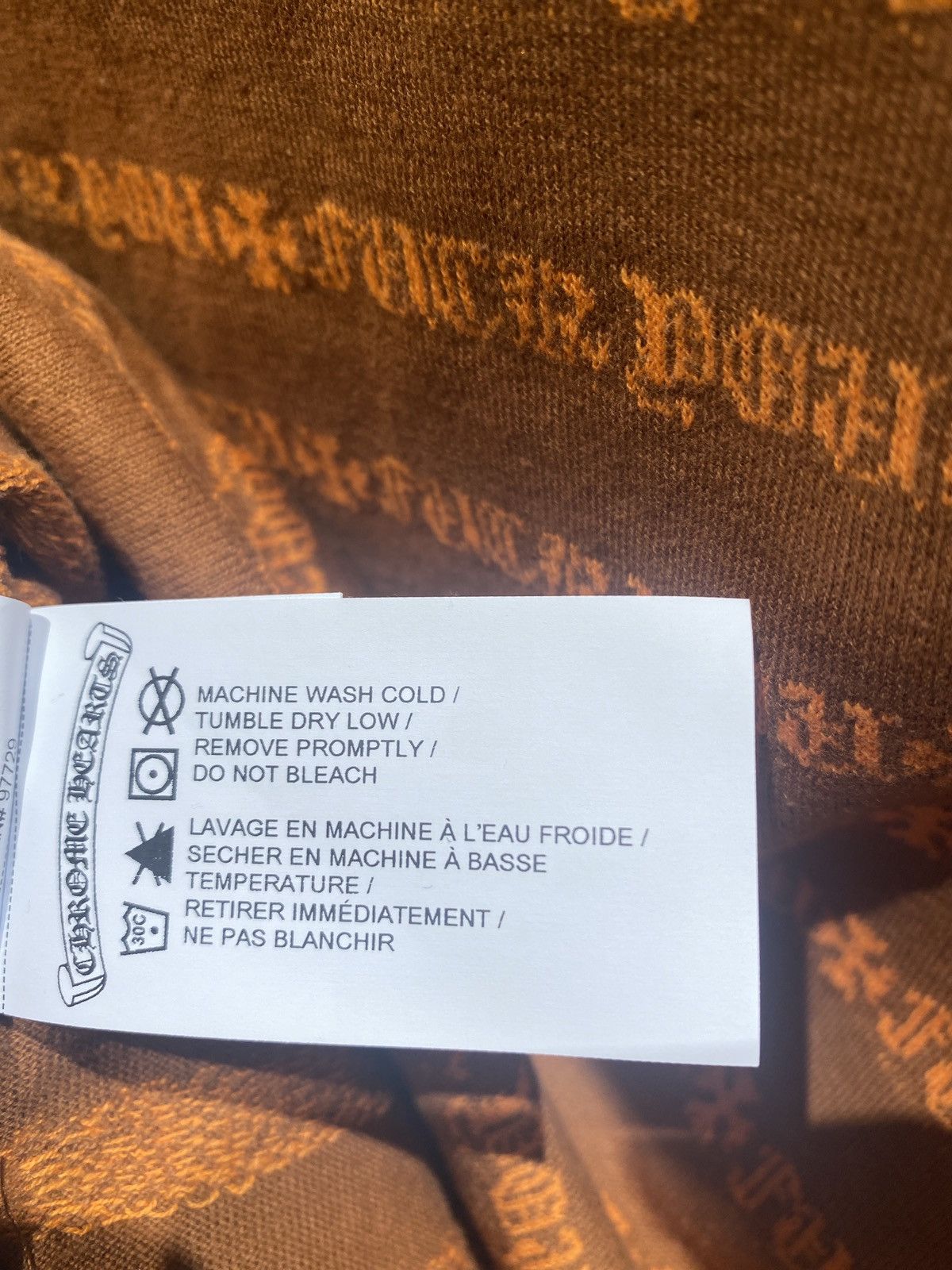 Chrome Hearts Chrome Hearts Orange Stripe Logo Women's Tee Size M / US 6-8 / IT 42-44 - 5 Thumbnail