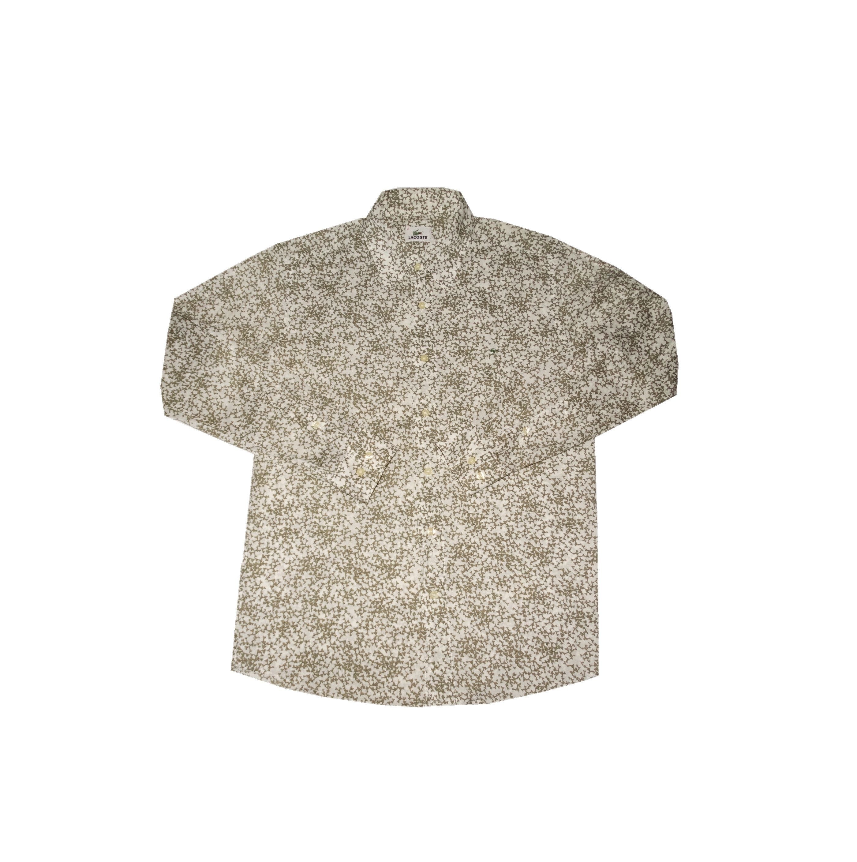 Lacoste J16 Lacoste floral flowers print shirt white floral S Size US M / EU 48-50 / 2 - 1 Thumbnail