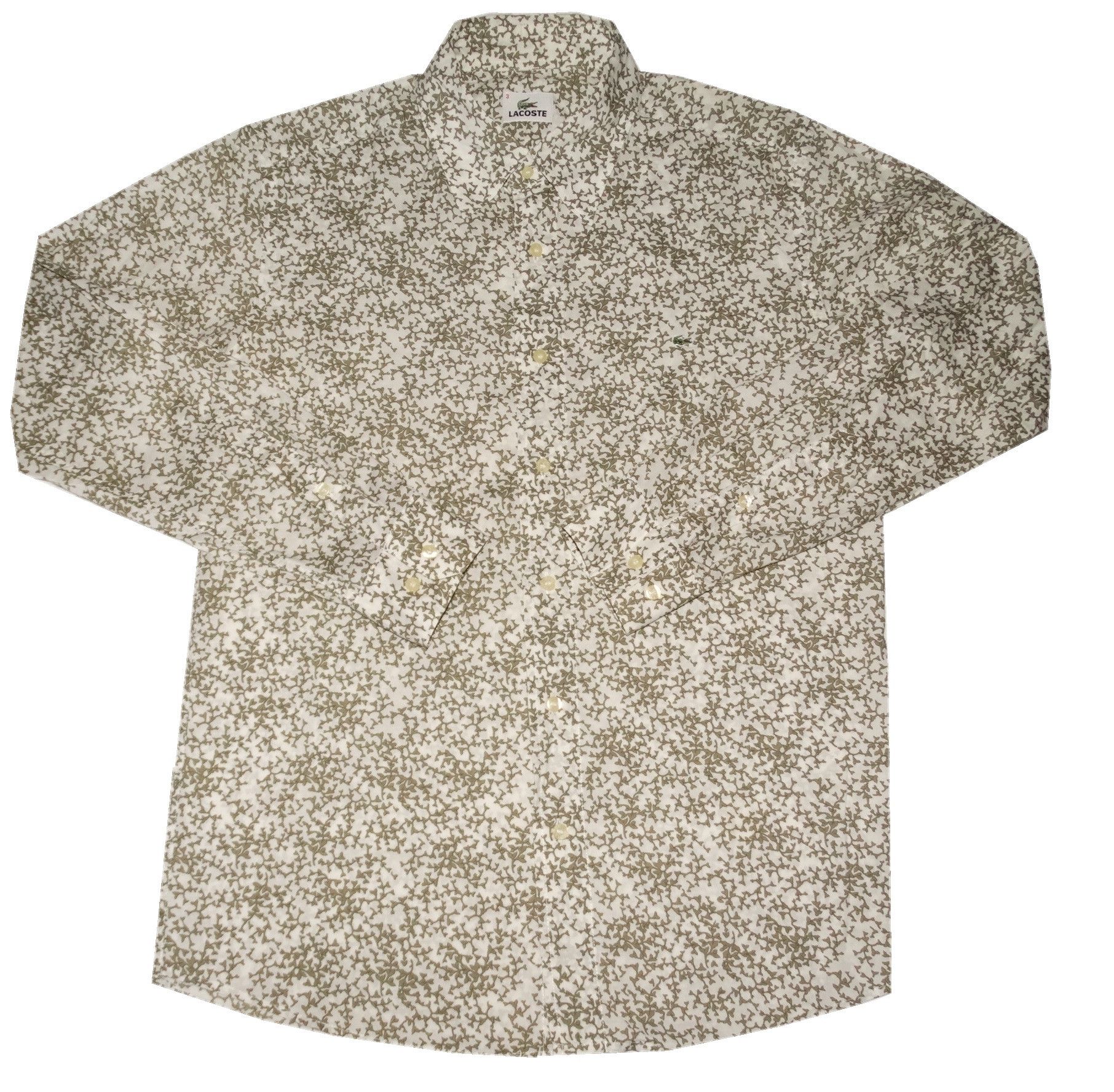 Lacoste J16 Lacoste floral flowers print shirt white floral S Size US M / EU 48-50 / 2 - 2 Thumbnail