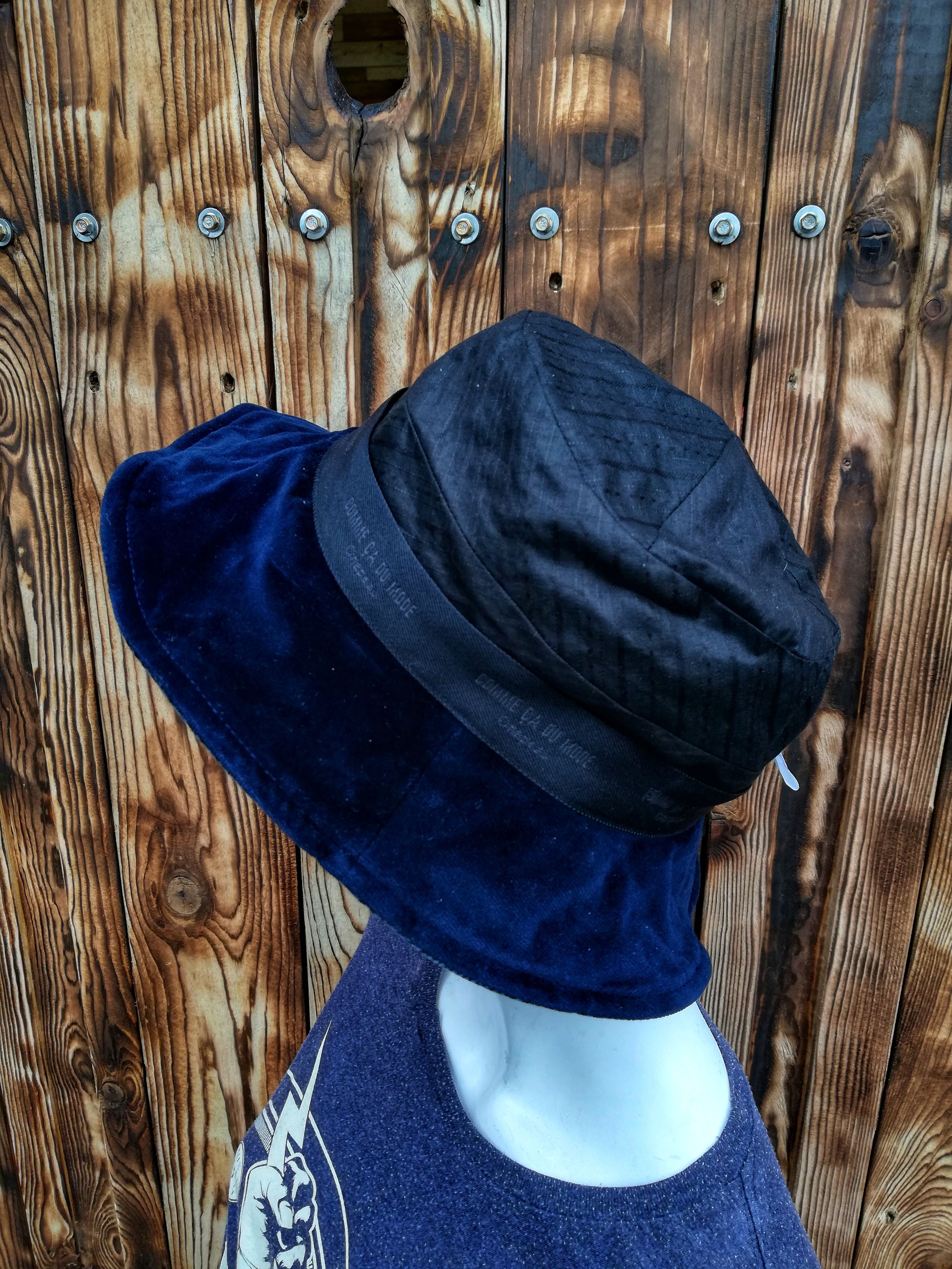 Japanese Brand 🔥Comme Ca Du Mode Chapaau Niedieck Velvet Tartan Bucket Size ONE SIZE - 10 Thumbnail