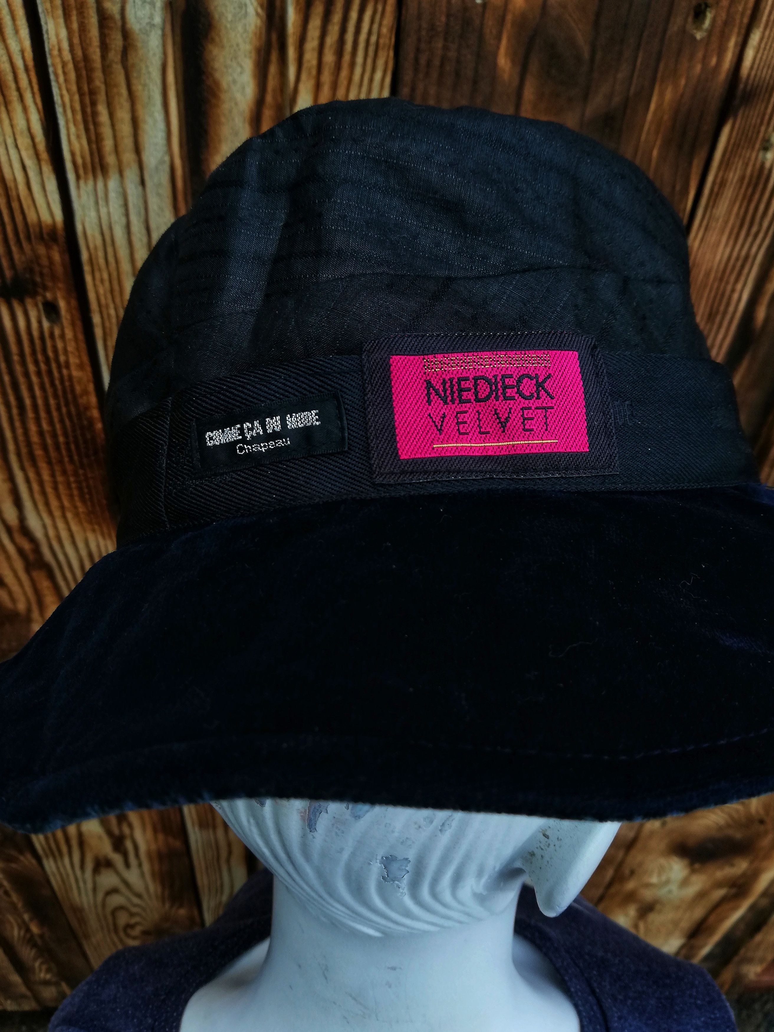 Japanese Brand 🔥Comme Ca Du Mode Chapaau Niedieck Velvet Tartan Bucket Size ONE SIZE - 6 Thumbnail