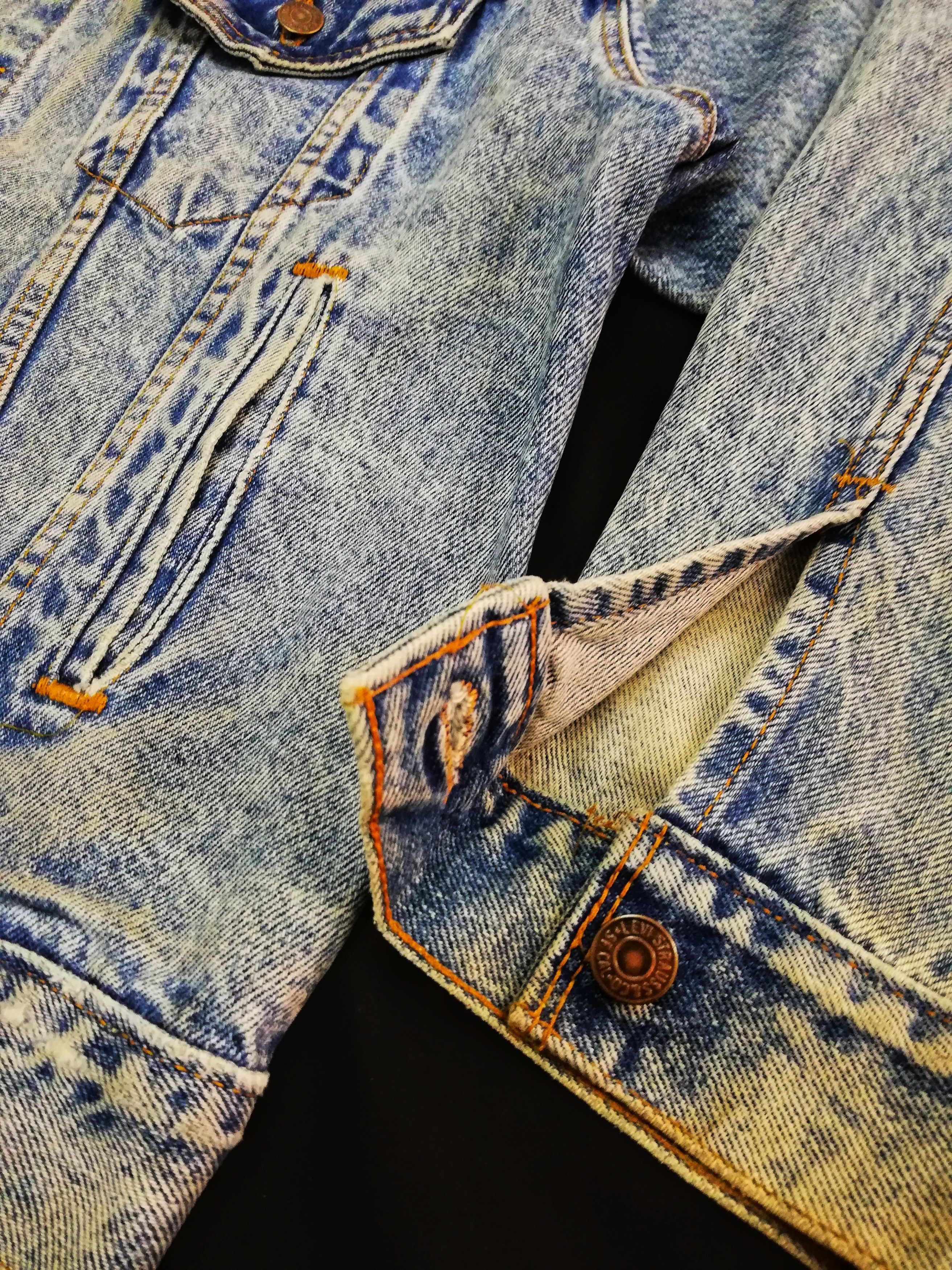 Levi's 🔥Vintage 90's Light Wash Denim Jacket Made In USA 🇺🇸 Size US L / EU 52-54 / 3 - 8 Thumbnail