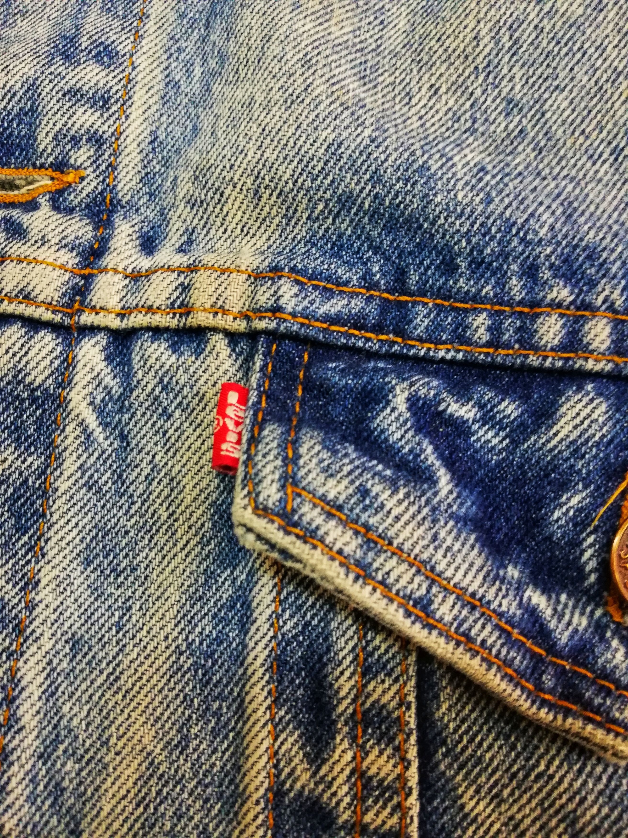 Levi's 🔥Vintage 90's Light Wash Denim Jacket Made In USA 🇺🇸 Size US L / EU 52-54 / 3 - 6 Thumbnail
