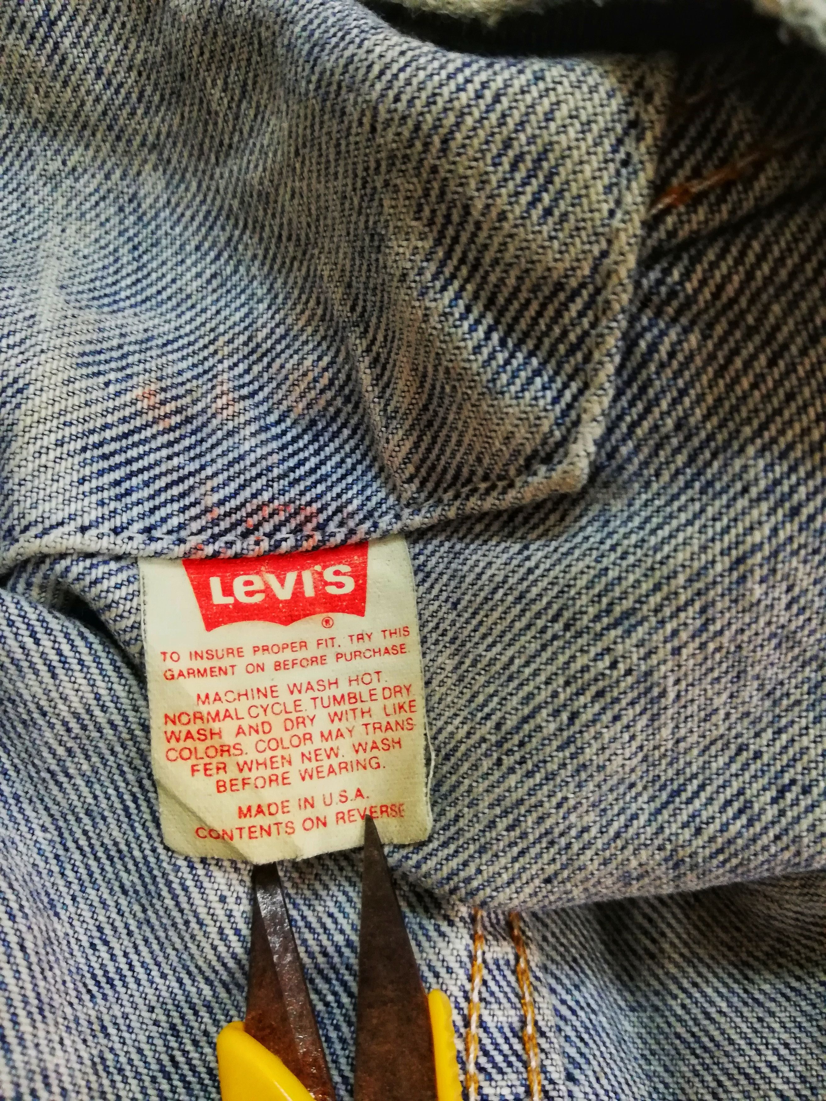 Levi's 🔥Vintage 90's Light Wash Denim Jacket Made In USA 🇺🇸 Size US L / EU 52-54 / 3 - 16 Thumbnail