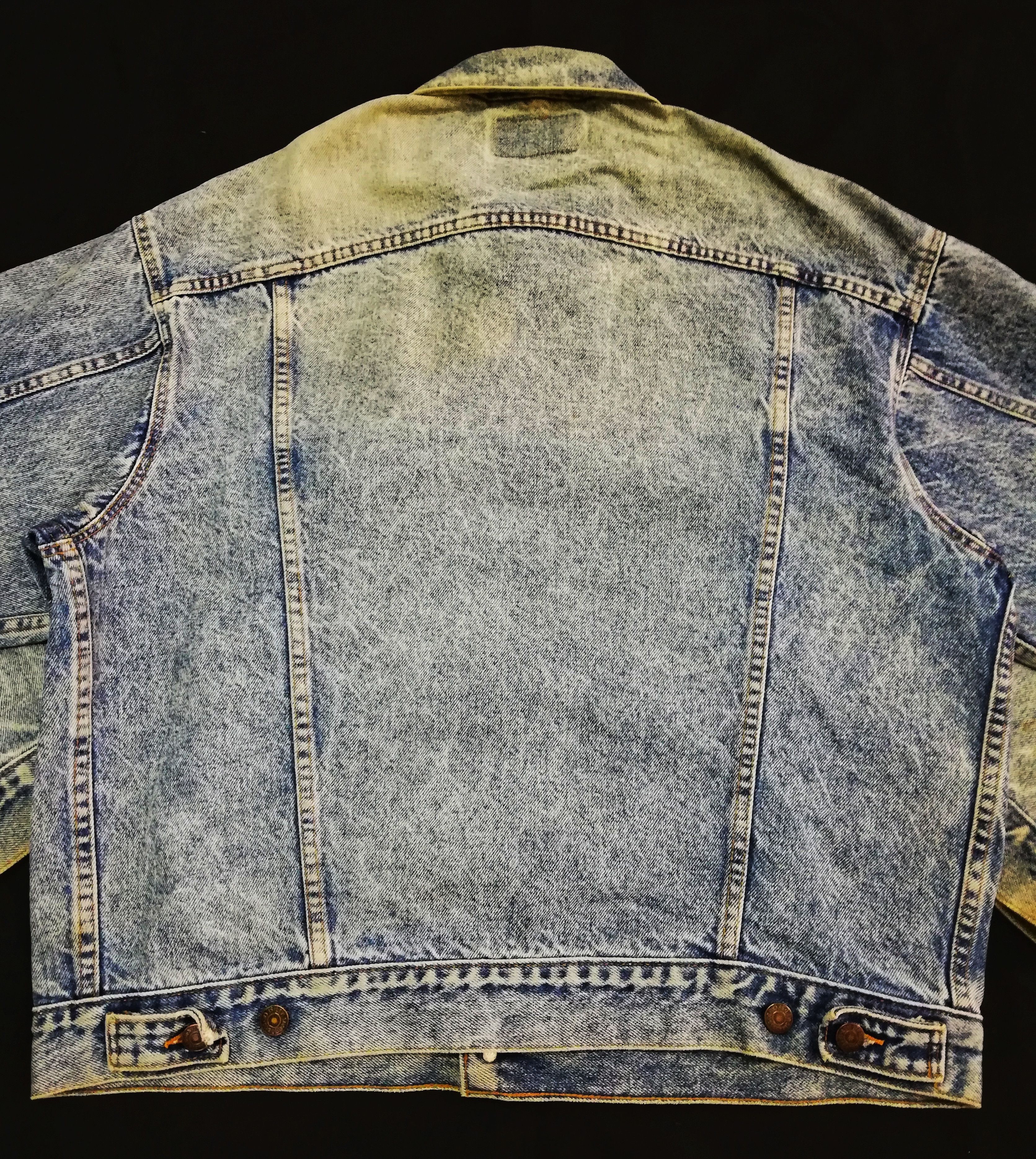 Levi's 🔥Vintage 90's Light Wash Denim Jacket Made In USA 🇺🇸 Size US L / EU 52-54 / 3 - 15 Thumbnail