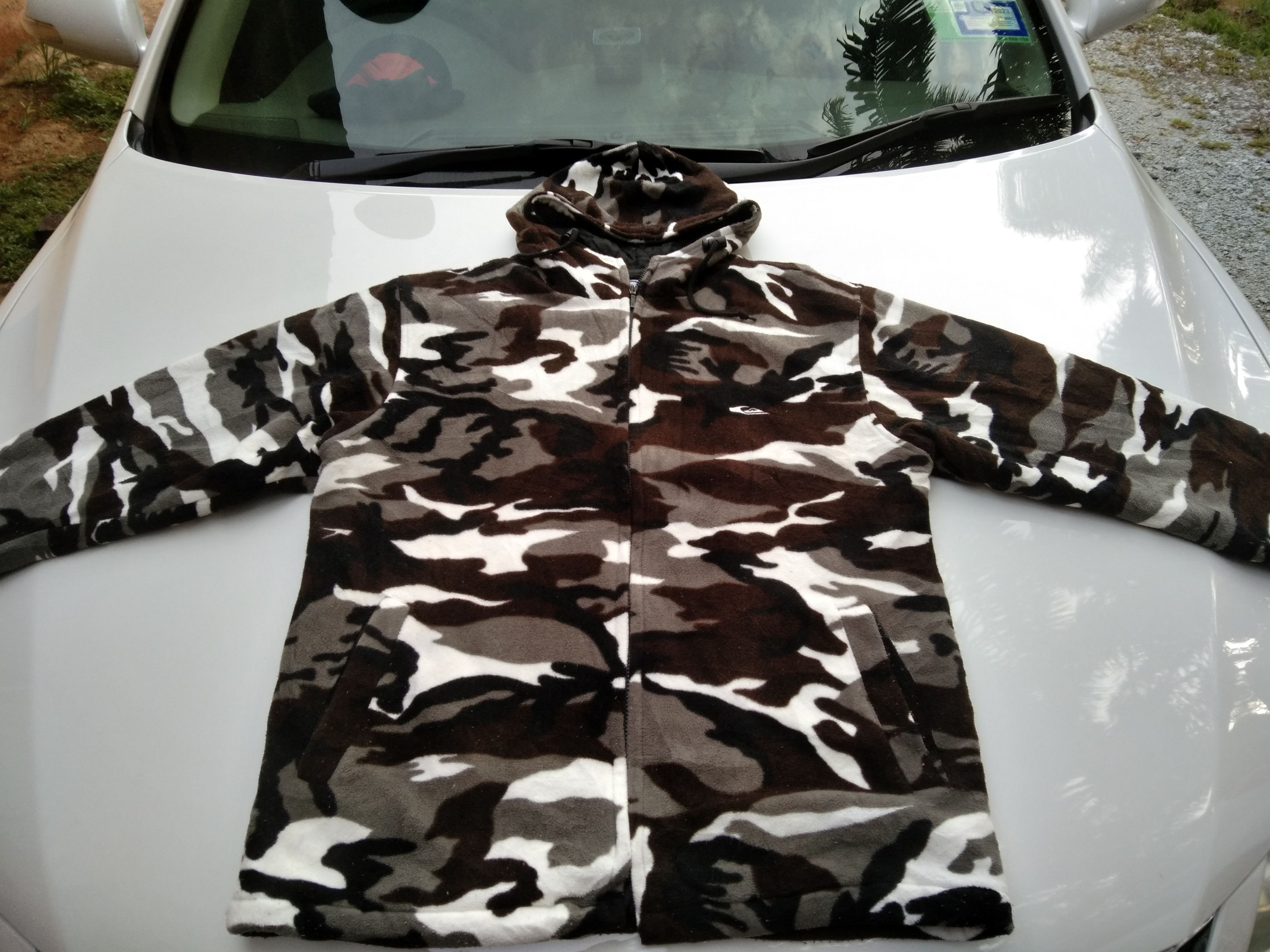 Quiksilver VINTAGE QUIKSILVER MILITARY CAMOUFLAGE HOODIE JACKET Size US M / EU 48-50 / 2 - 10 Thumbnail