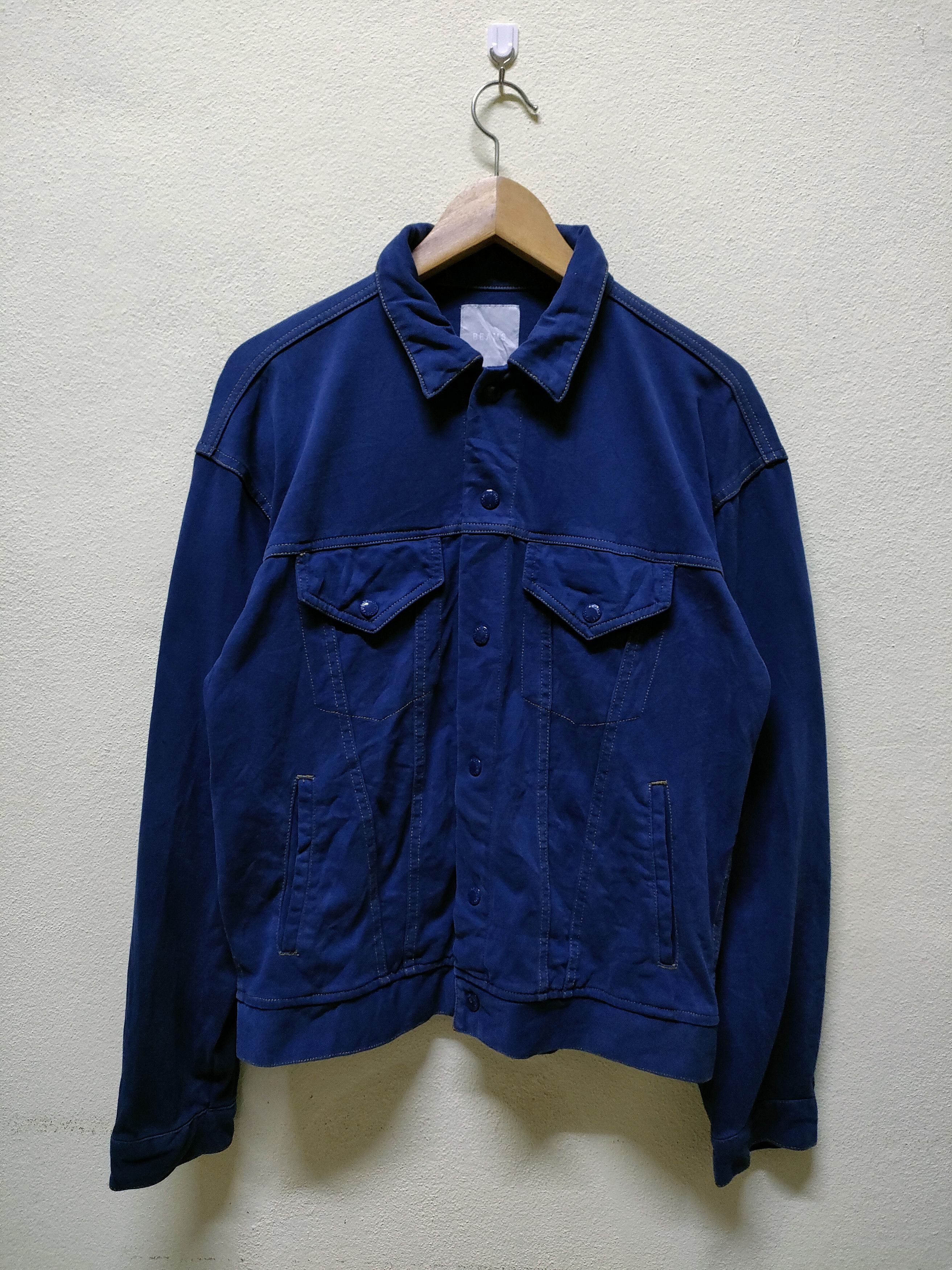 Beams Plus × Indigo × Japanese Brand Beams Button Ups Cotton Jacket Size US M / EU 48-50 / 2 - 1 Thumbnail