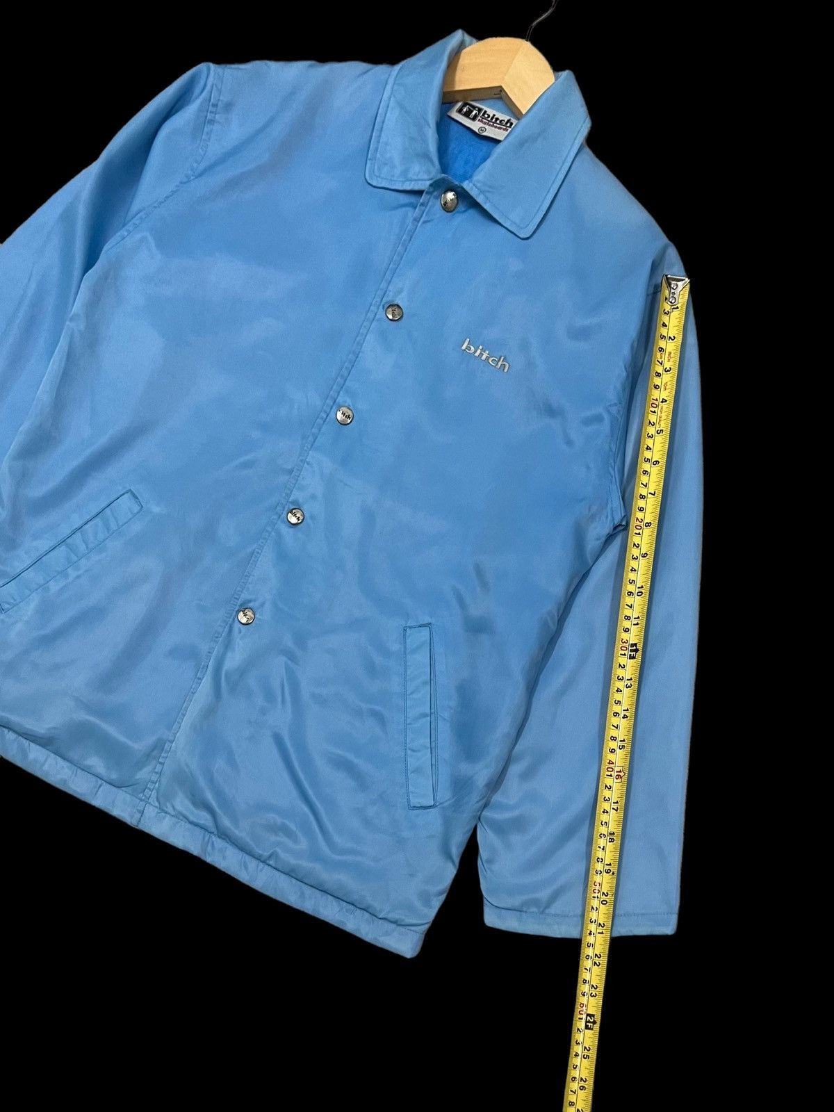 Other VTG90s BITCH SKATEBOARD SHIRT WOVEN EMBROIDERY SPELL JACKET Size US M / EU 48-50 / 2 - 23 Thumbnail