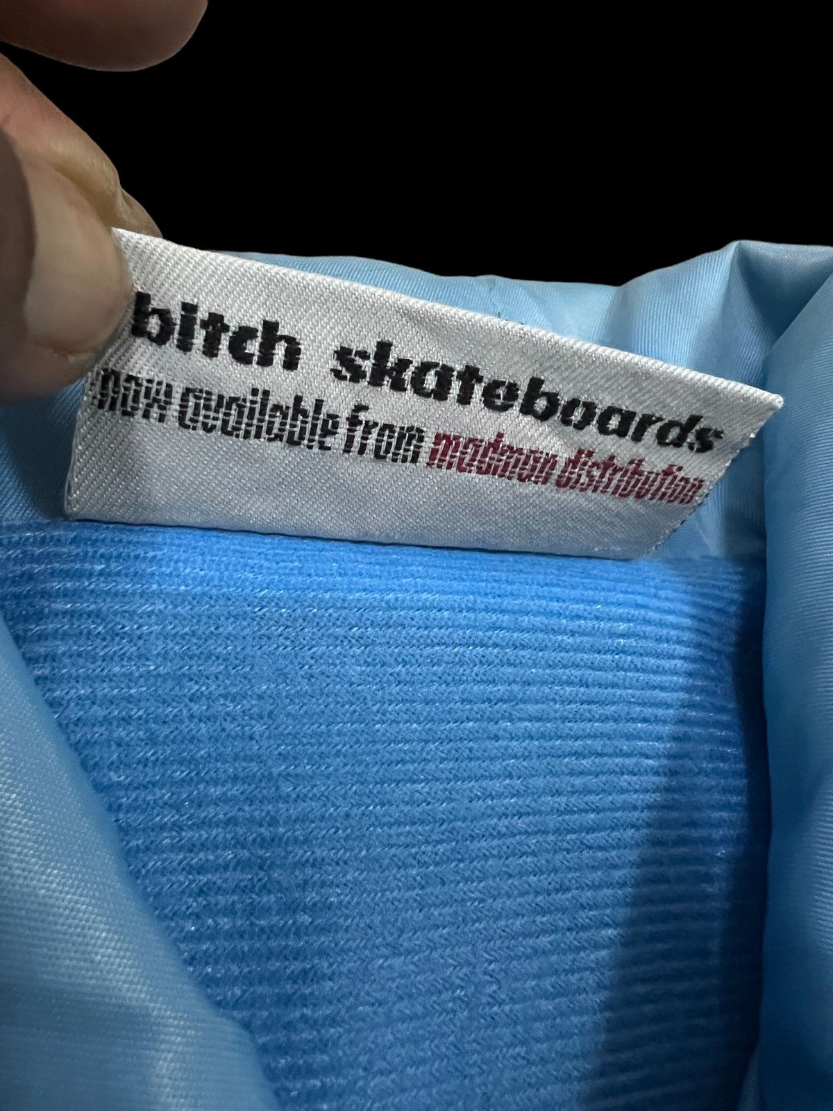 Other VTG90s BITCH SKATEBOARD SHIRT WOVEN EMBROIDERY SPELL JACKET Size US M / EU 48-50 / 2 - 20 Thumbnail