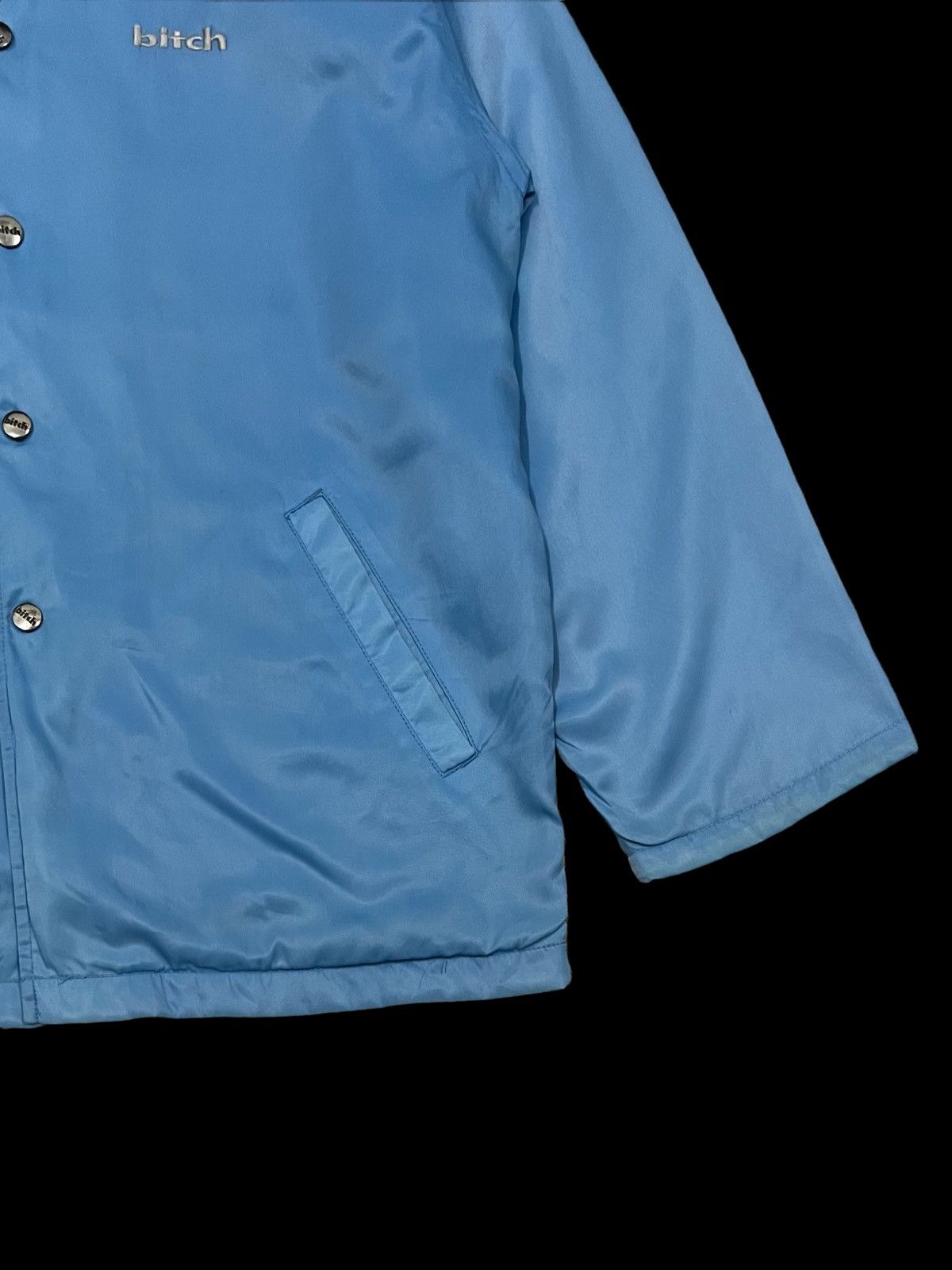 Other VTG90s BITCH SKATEBOARD SHIRT WOVEN EMBROIDERY SPELL JACKET Size US M / EU 48-50 / 2 - 11 Thumbnail