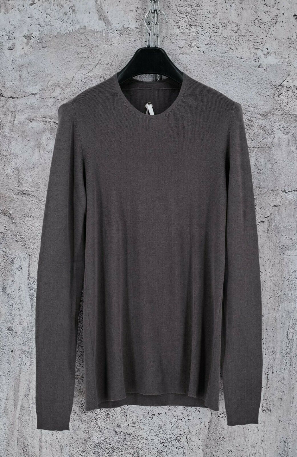 image of Label Under Construction Luc Thermal Circle Neck Cotton Sweater 50It,680$ in Grey (Size Medium)