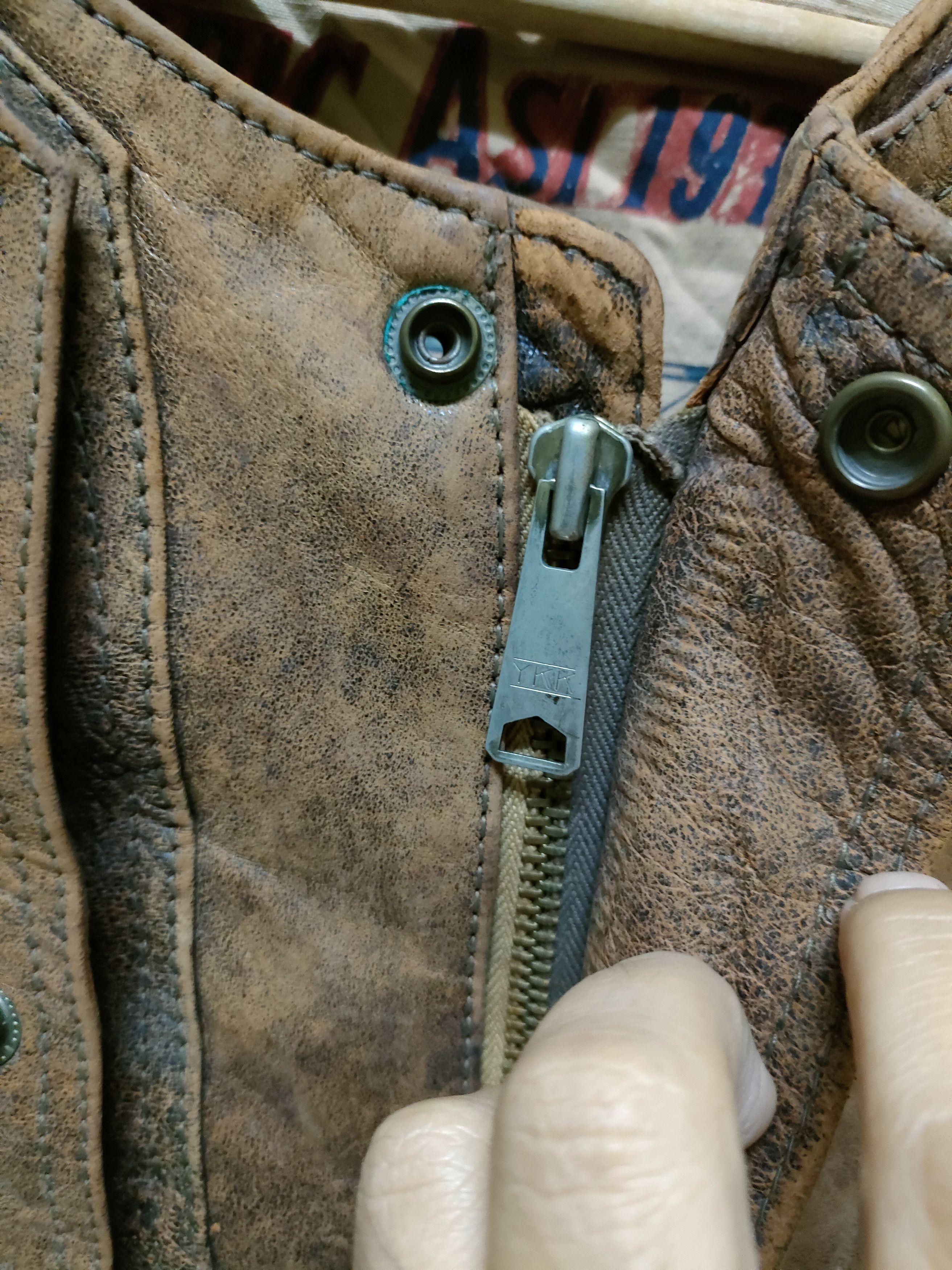 Vazarely Flight Leather Jacket