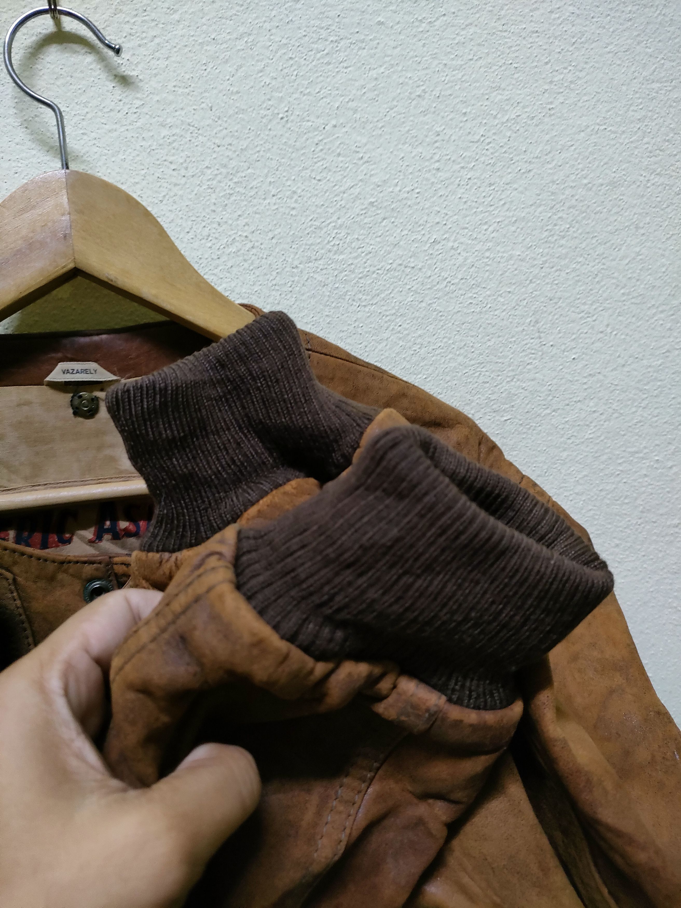 Vazarely Flight Leather Jacket