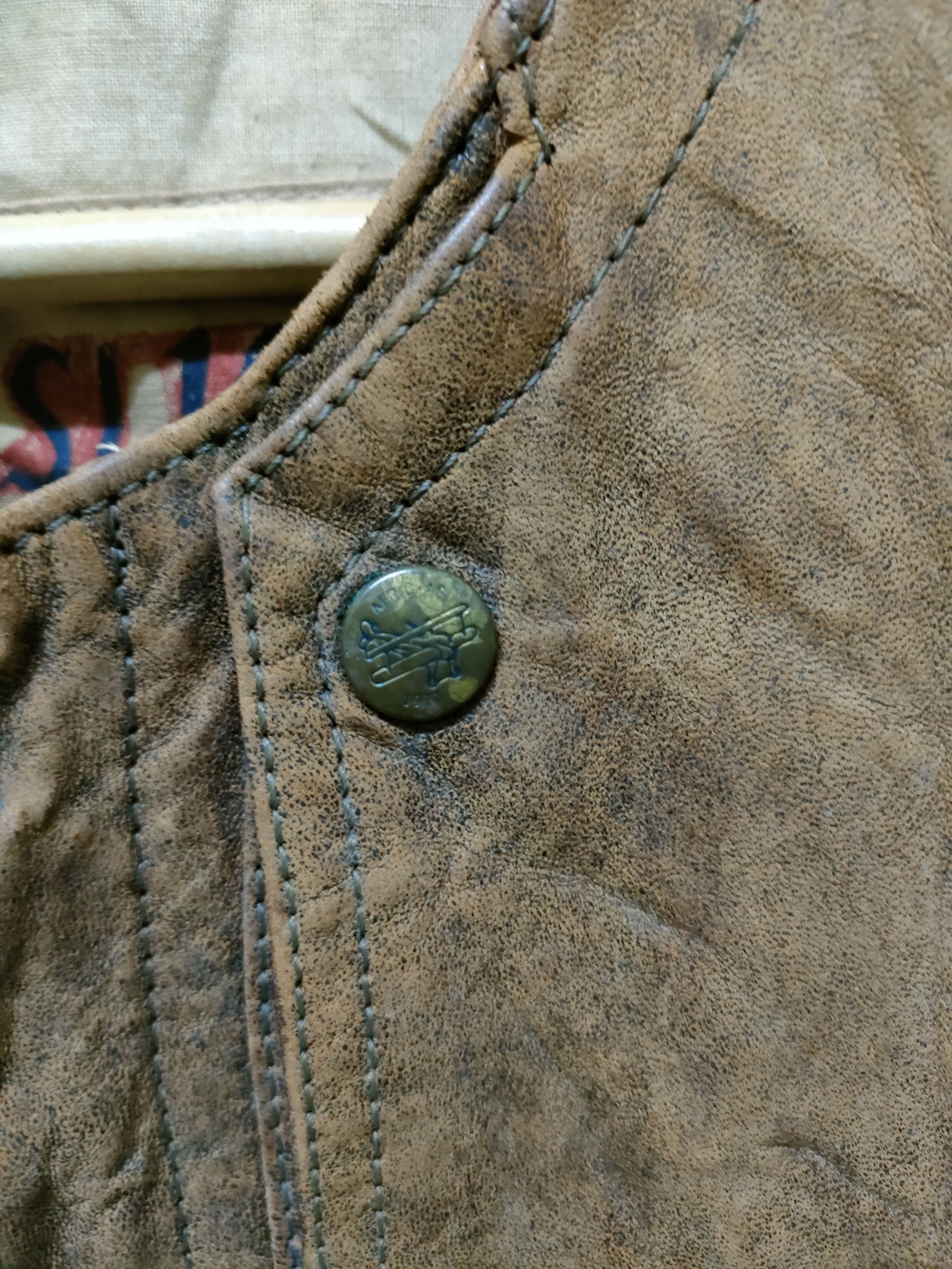 Vazarely Flight Leather Jacket
