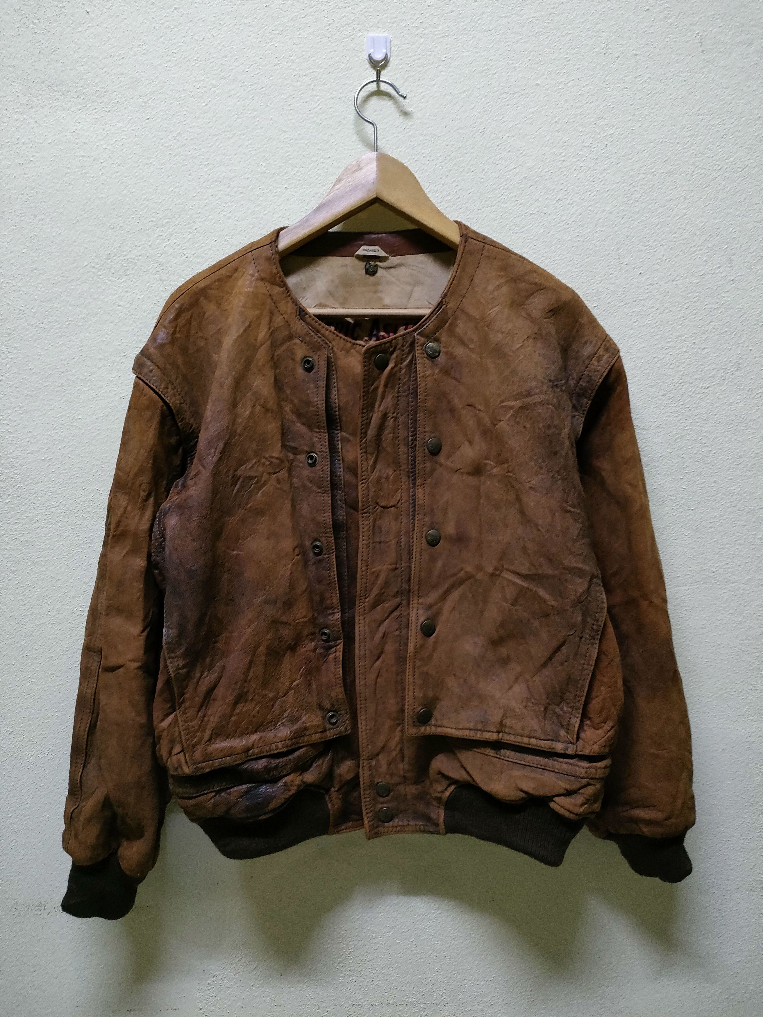 Vazarely Flight Leather Jacket