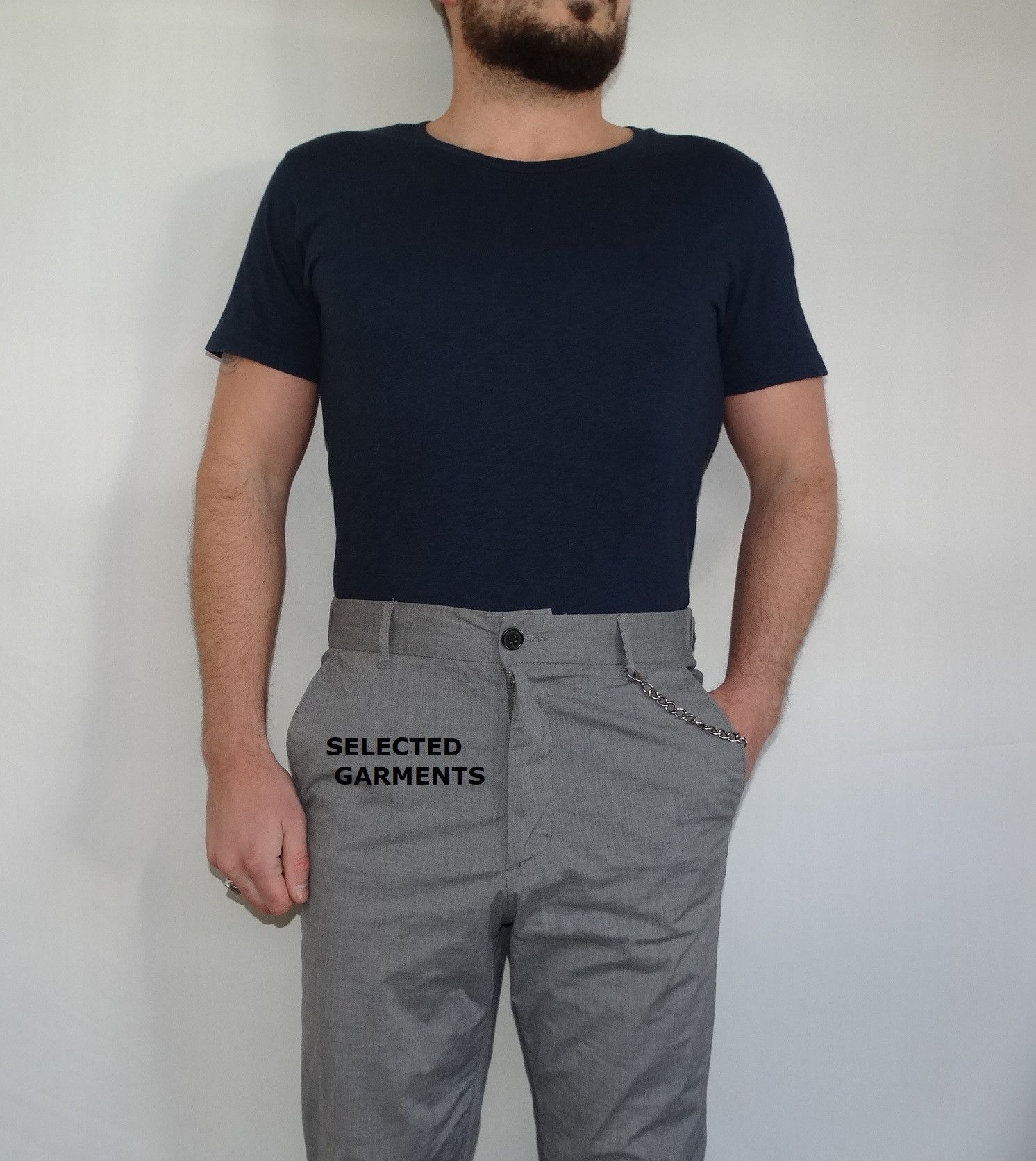 Jun Takahashi × Undercover × Uniqlo W34 Undercover x Uniqlo heather navy Blue tee M Size US M / EU 48-50 / 2 - 3 Thumbnail