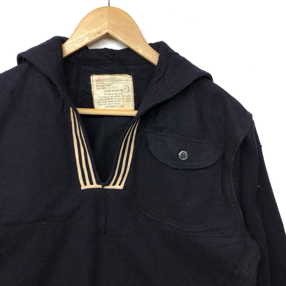 Vintage Vintage US Navy Jacket Size US M / EU 48-50 / 2 - 2 Thumbnail
