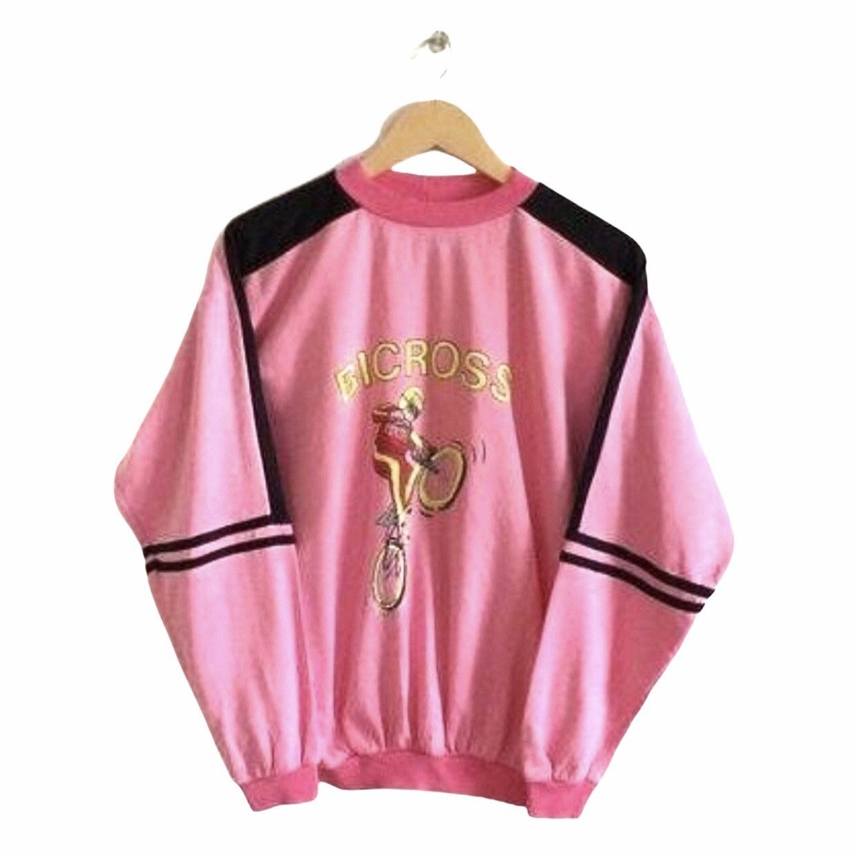 Vintage Vintage Bicross BMX Etreme Bicycle Sweatshirt Rare Size US L / EU 52-54 / 3 - 1 Thumbnail