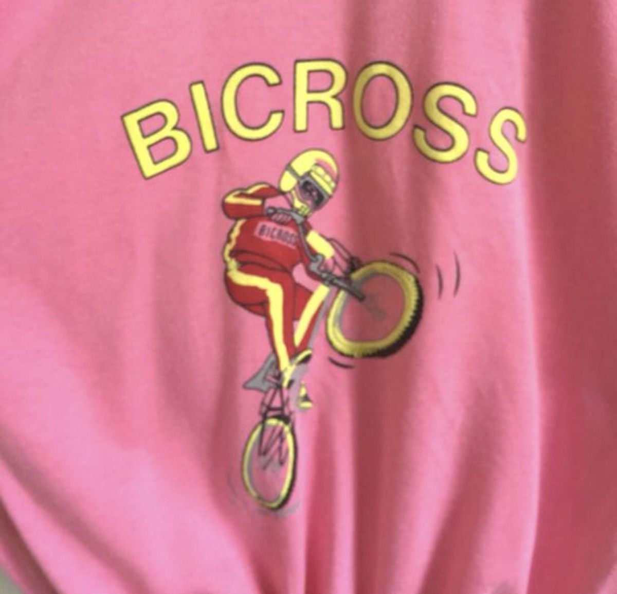 Vintage Vintage Bicross BMX Etreme Bicycle Sweatshirt Rare Size US L / EU 52-54 / 3 - 3 Thumbnail