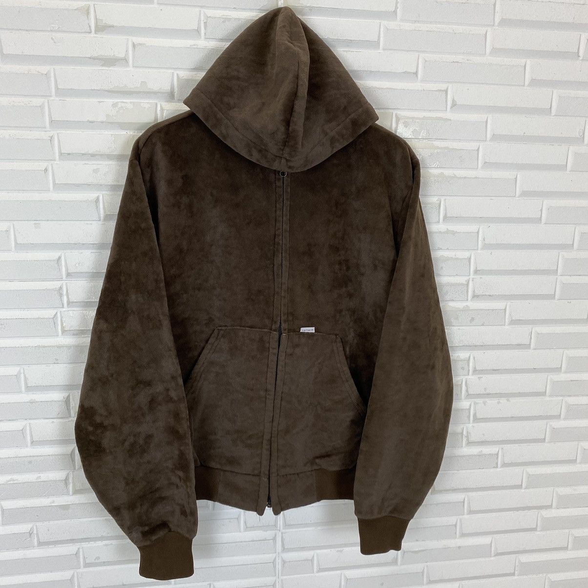 Carhartt ✨Carhartt sweater velvet hoodie jacket size M Size US M / EU 48-50 / 2 - 3 Thumbnail