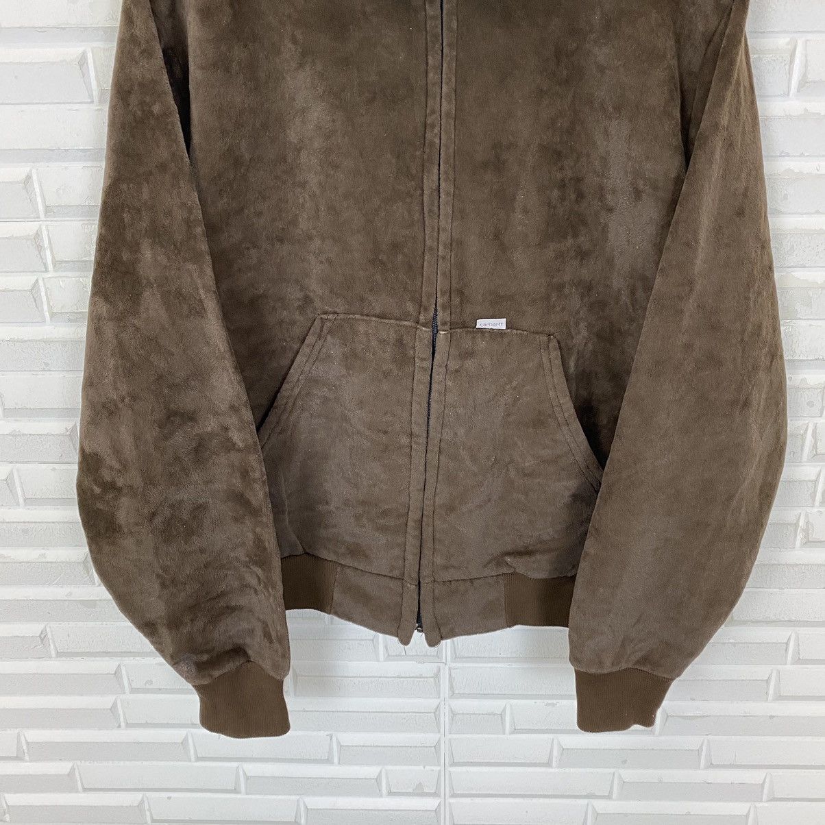 Carhartt ✨Carhartt sweater velvet hoodie jacket size M Size US M / EU 48-50 / 2 - 6 Thumbnail