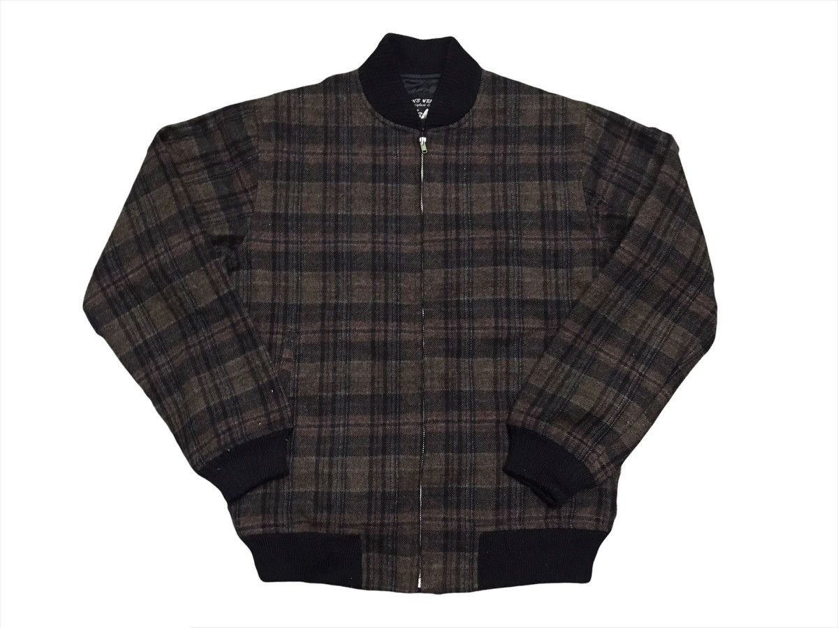 Vintage Vintage wool bomber jacket Size US L / EU 52-54 / 3 - 4 Thumbnail