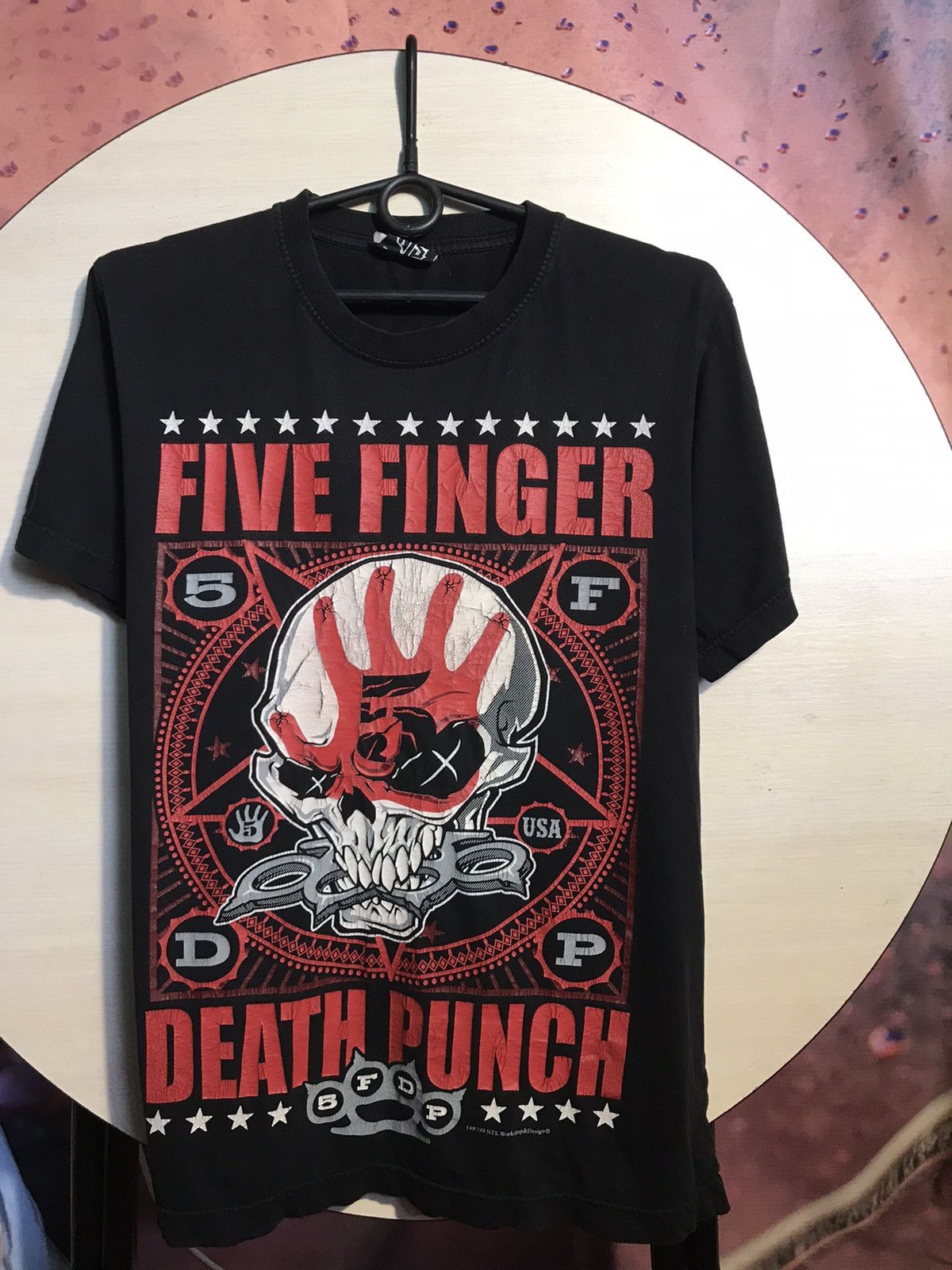 Band Tees Vintage five finger death punch band rock tee Size US S / EU 44-46 / 1 - 2 Thumbnail