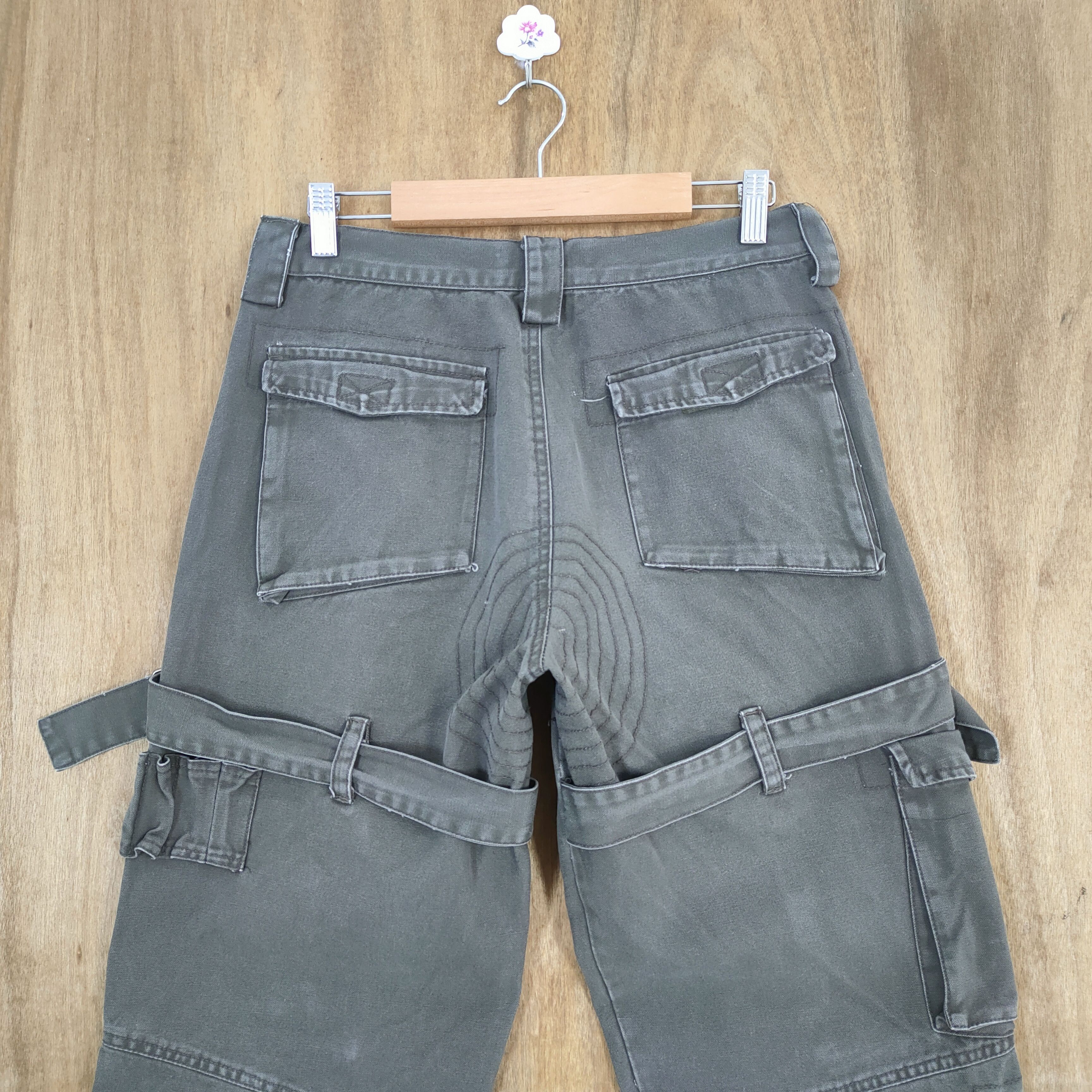Japanese Brand VINTAGE BONDAGE CARGO PANTS Size US 30 / EU 46 - 6 Thumbnail