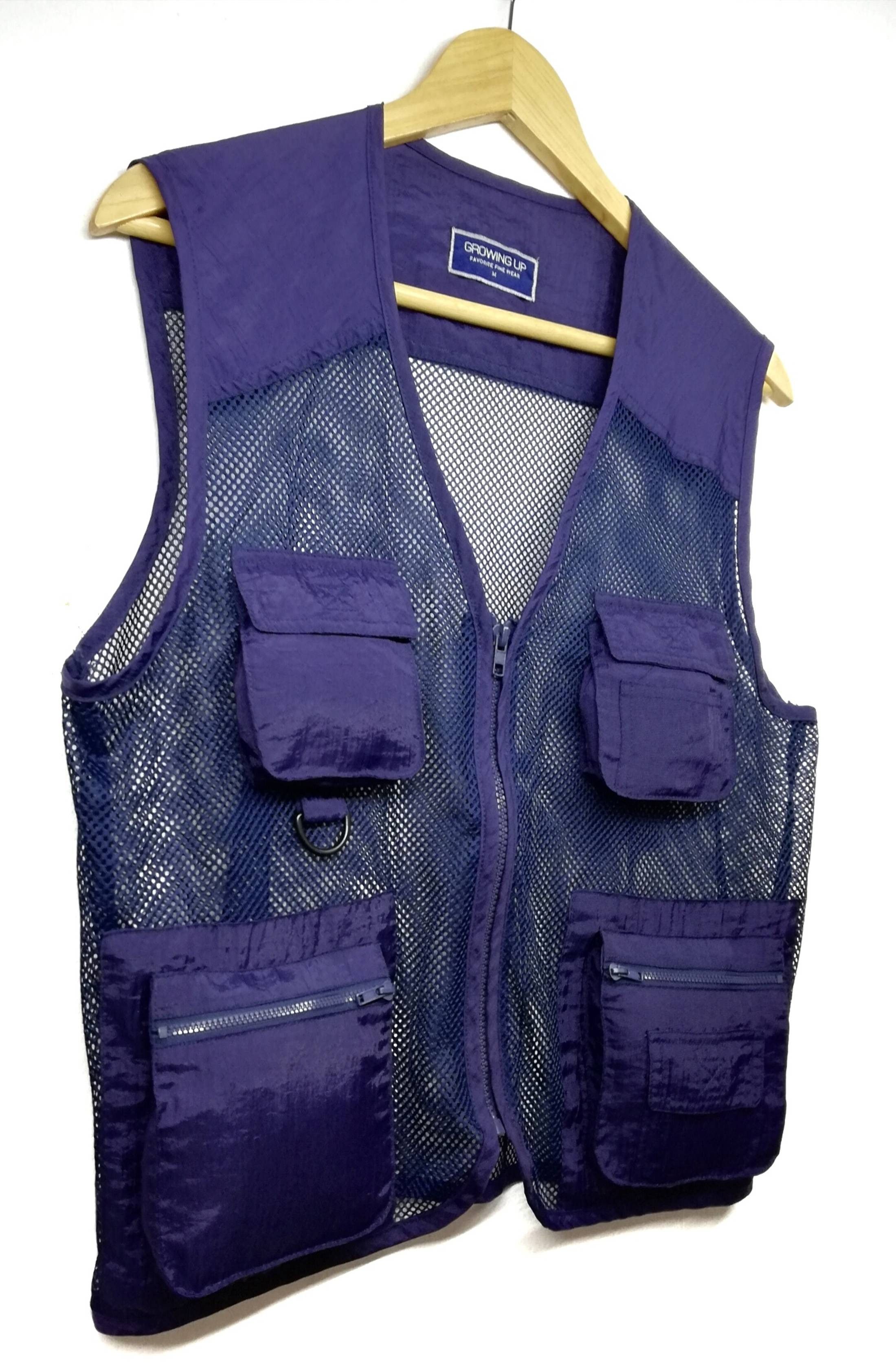 Japanese Brand 🔥Tactical Utility Multi Pocket Nylon Zipper Vest Jacket Size US M / EU 48-50 / 2 - 1 Thumbnail