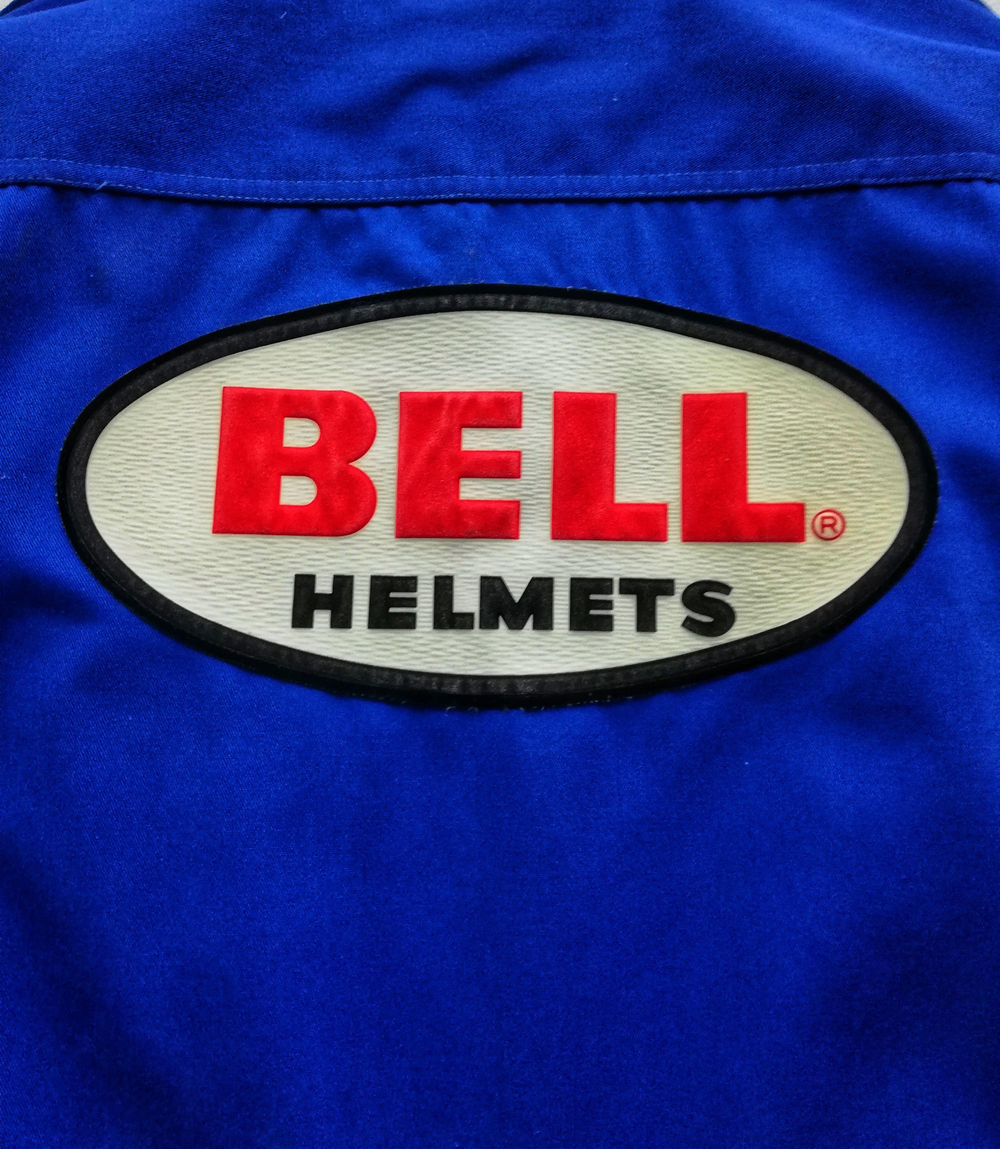 Sports Specialties × Vintage 🔥GRAIL OG Bell Helmets Racing Motorsports Coverall Cotton Size US 29 - 10 Thumbnail