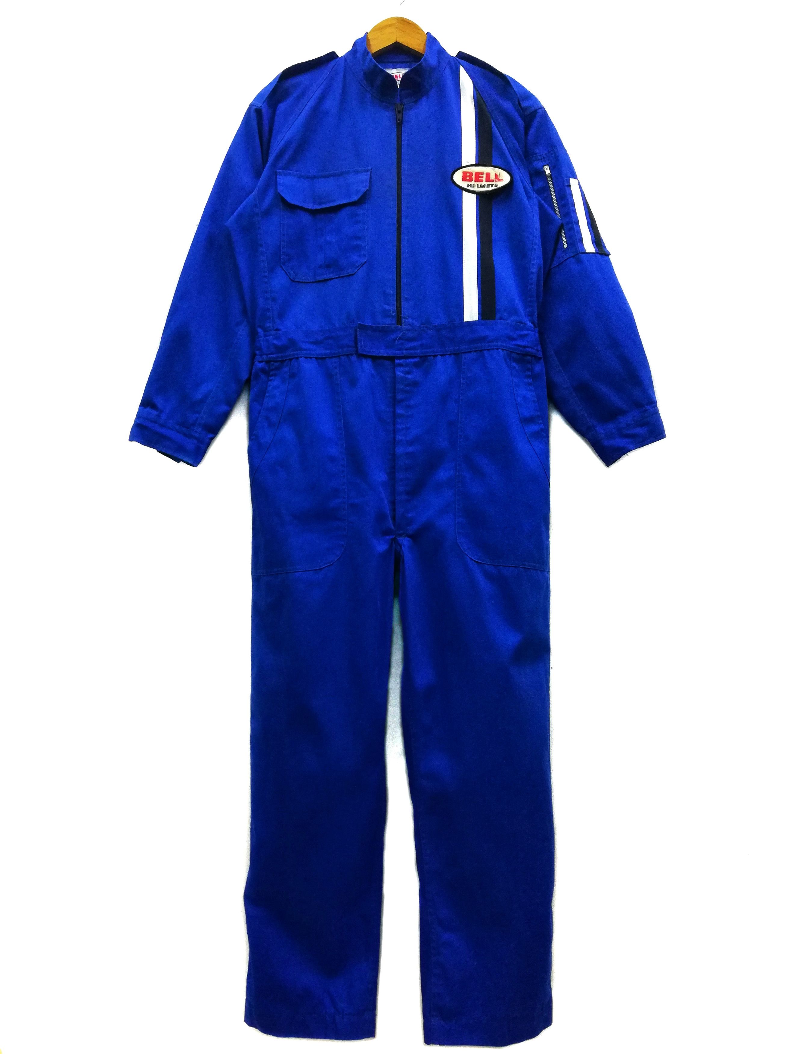 Sports Specialties × Vintage 🔥GRAIL OG Bell Helmets Racing Motorsports Coverall Cotton Size US 29 - 2 Thumbnail