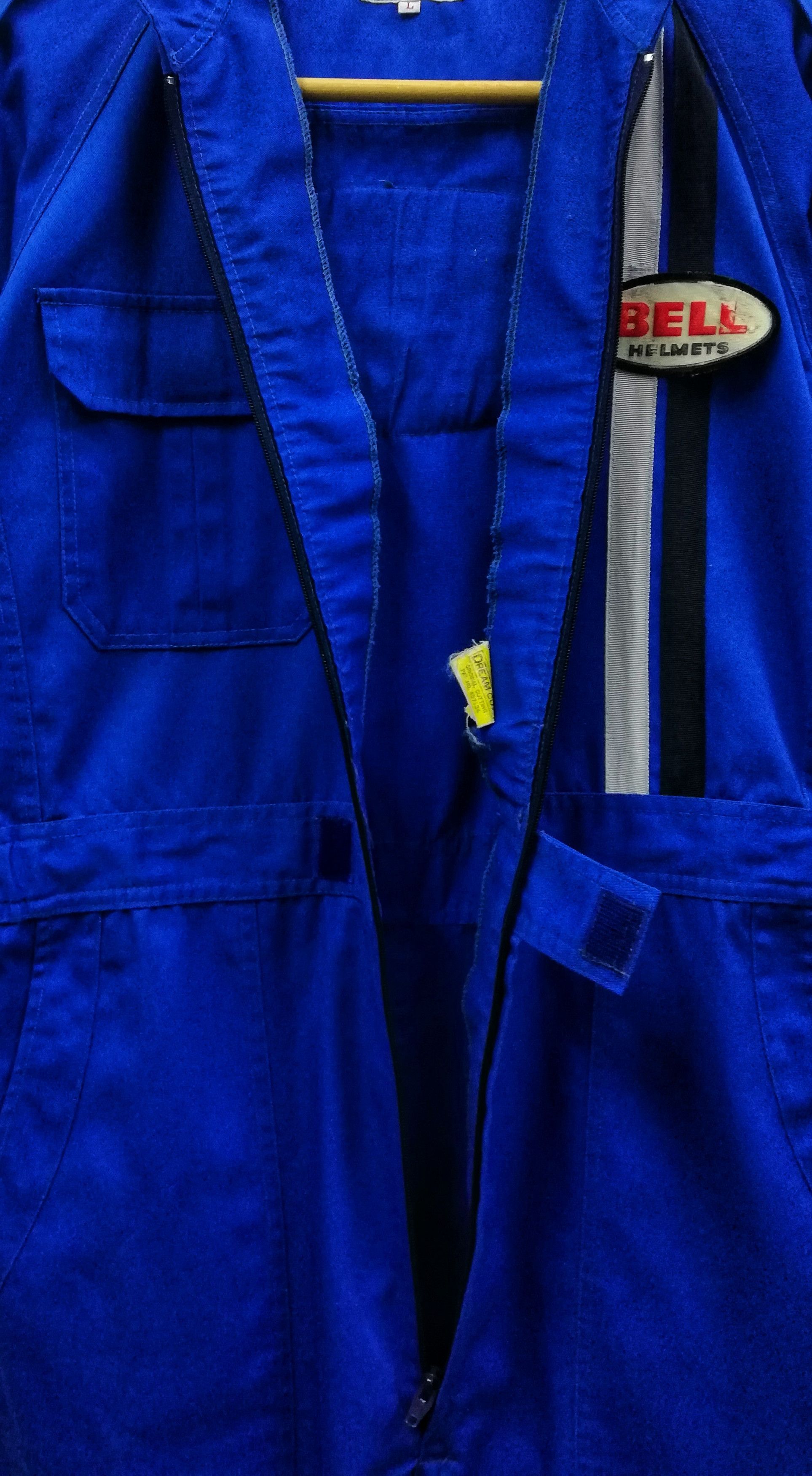 Sports Specialties × Vintage 🔥GRAIL OG Bell Helmets Racing Motorsports Coverall Cotton Size US 29 - 4 Thumbnail