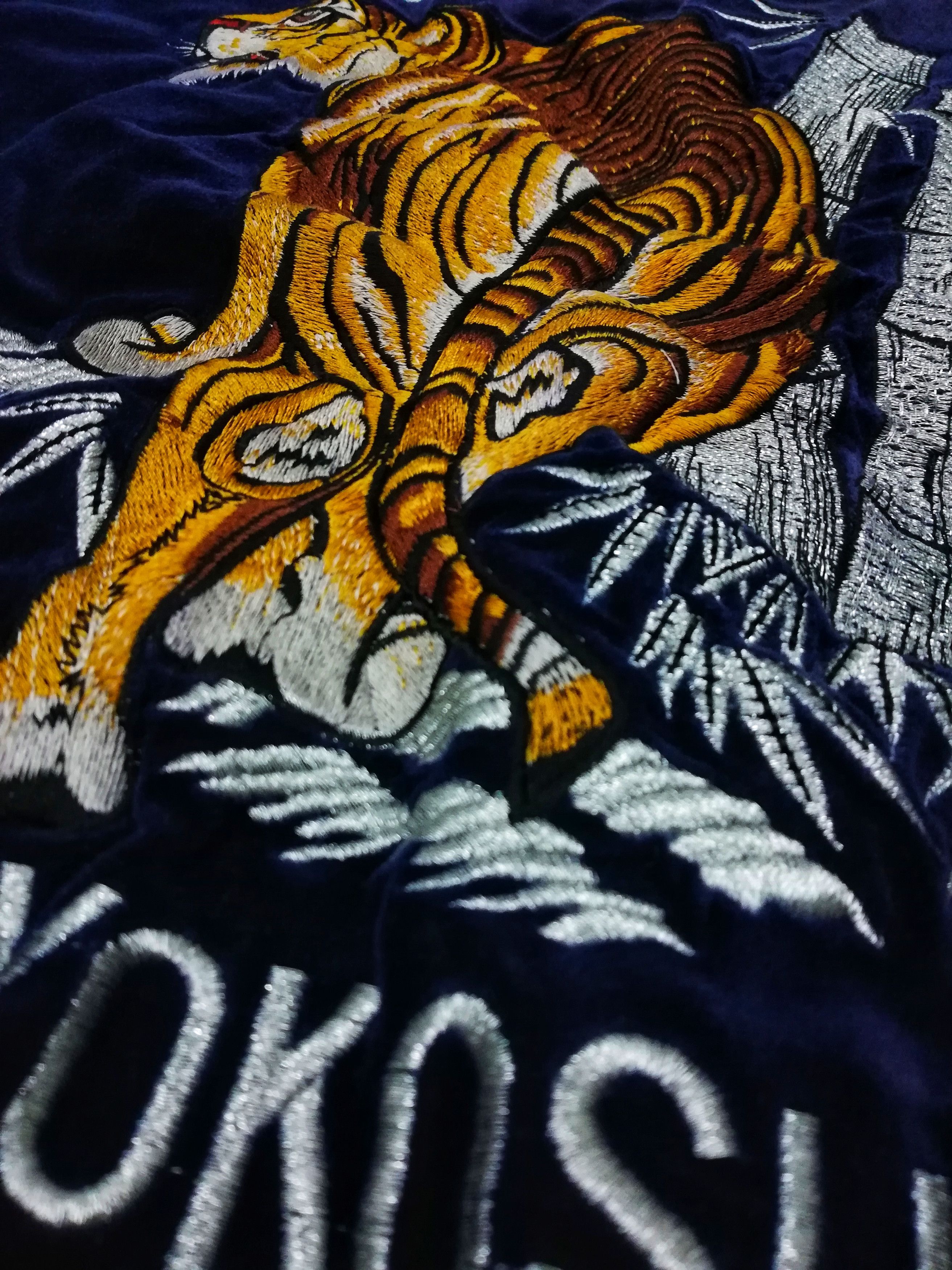 Art Comes First × Velvet 🔥Sukajan Souvenirs Jaike Yokosuka Japan Tiger Embroidered Size US L / EU 52-54 / 3 - 21 Thumbnail