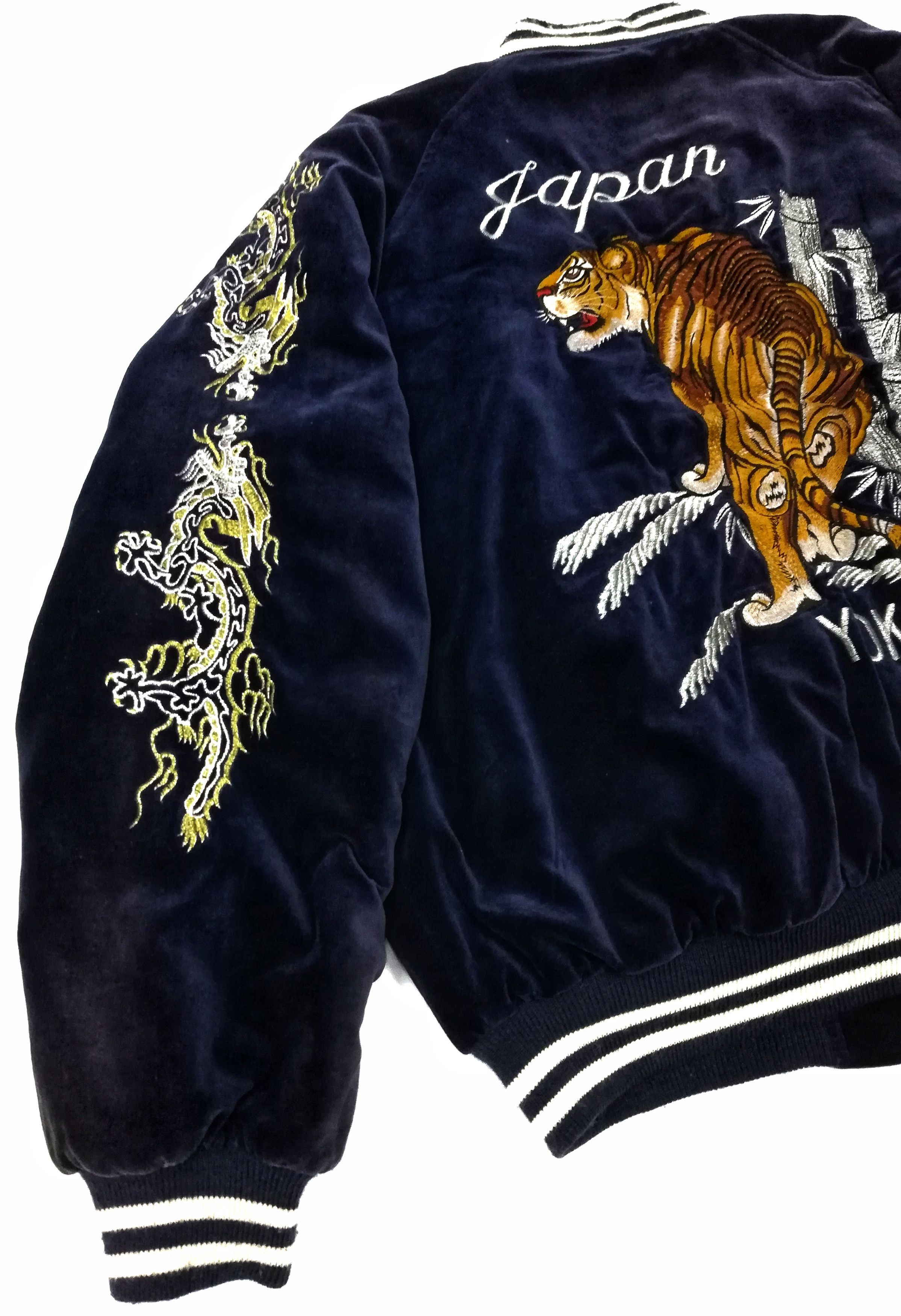 Art Comes First × Velvet 🔥Sukajan Souvenirs Jaike Yokosuka Japan Tiger Embroidered Size US L / EU 52-54 / 3 - 18 Thumbnail