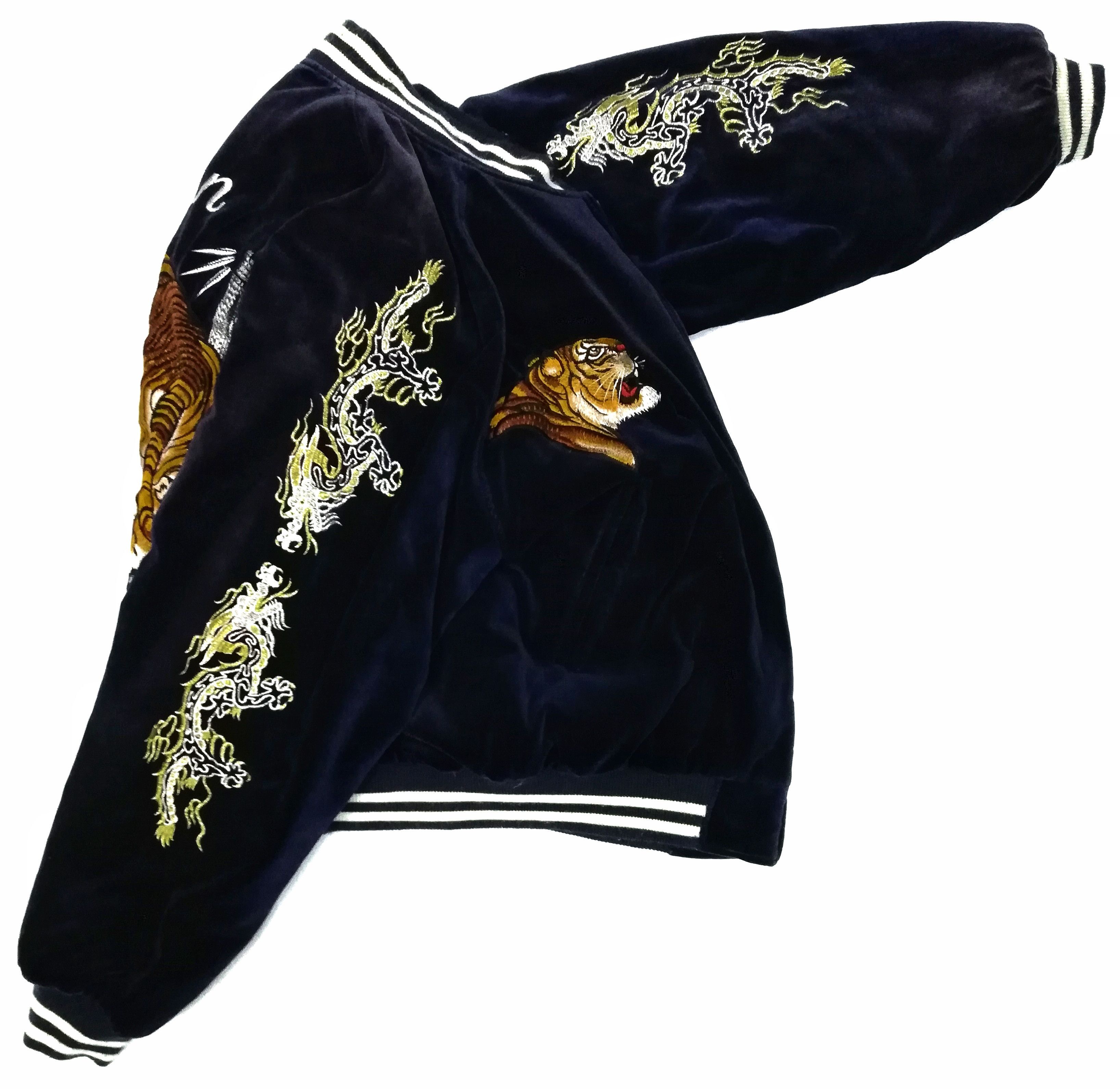 Art Comes First × Velvet 🔥Sukajan Souvenirs Jaike Yokosuka Japan Tiger Embroidered Size US L / EU 52-54 / 3 - 16 Thumbnail