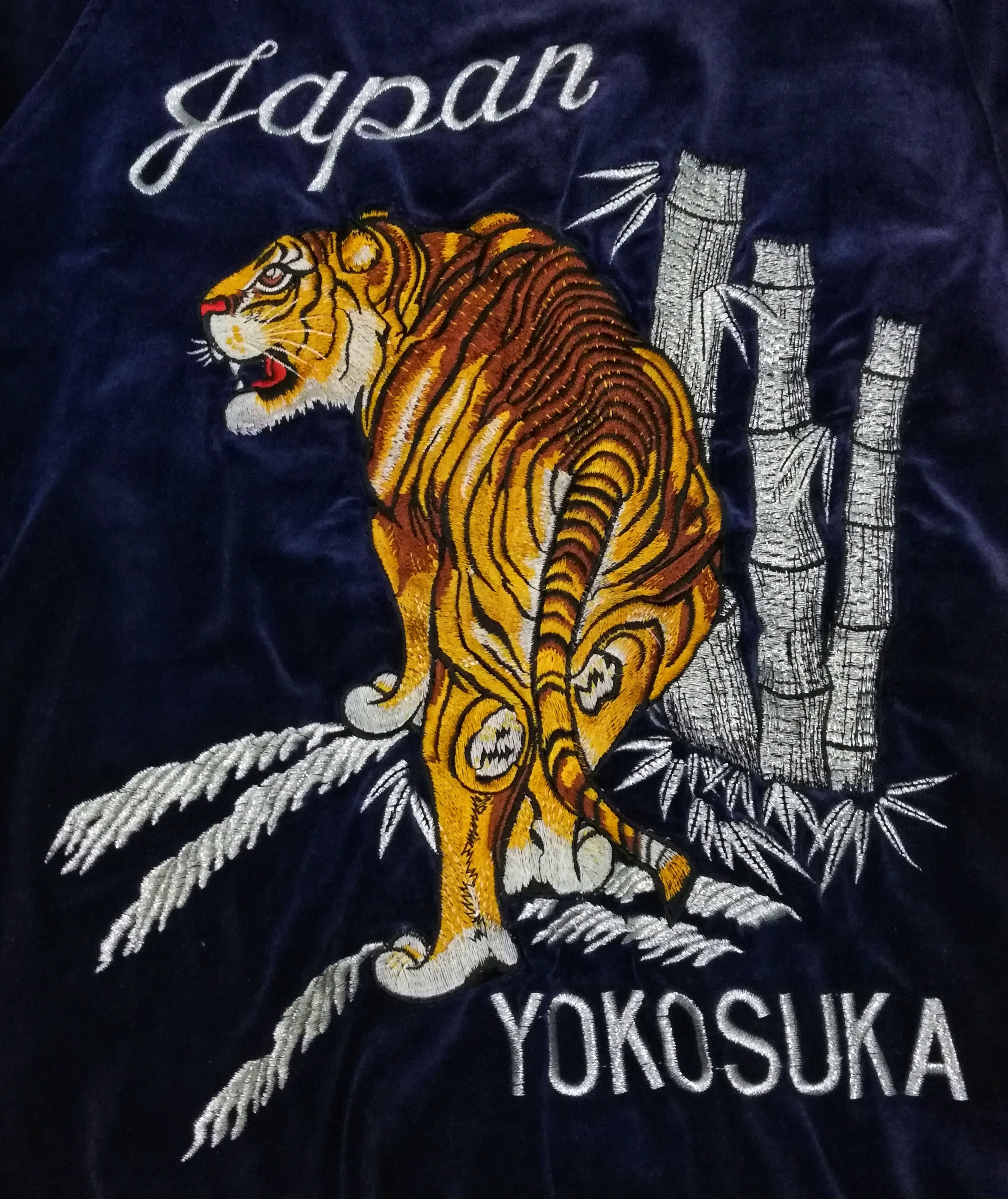 Art Comes First × Velvet 🔥Sukajan Souvenirs Jaike Yokosuka Japan Tiger Embroidered Size US L / EU 52-54 / 3 - 20 Thumbnail