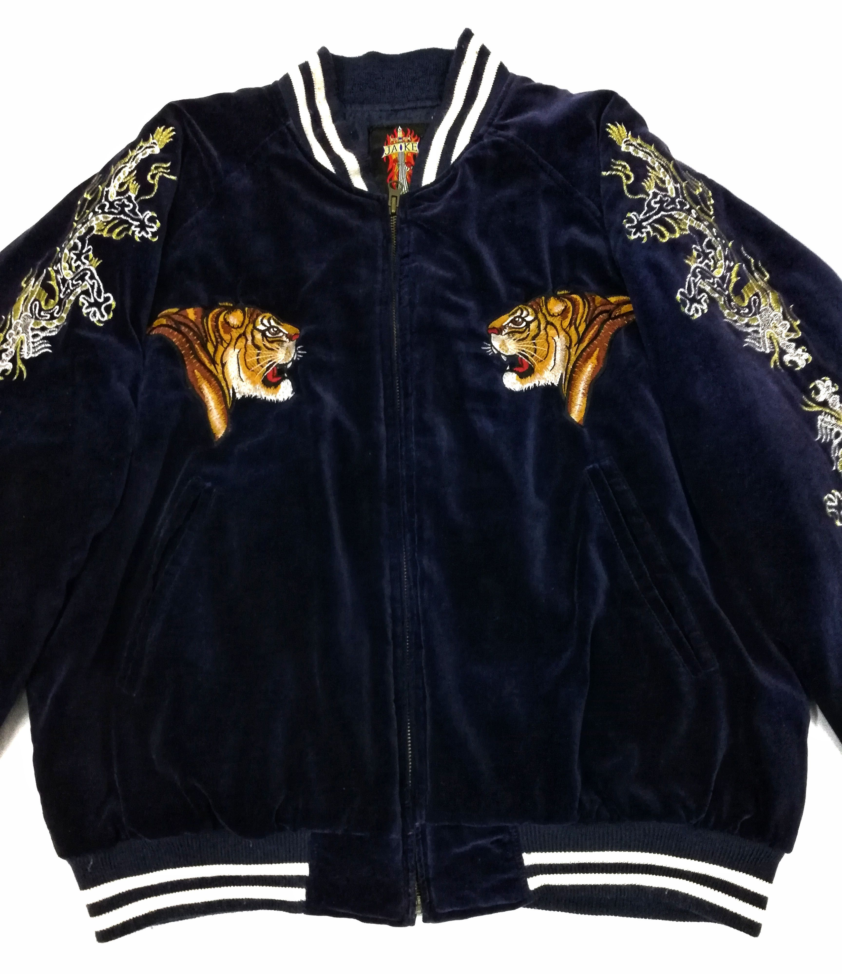 Art Comes First × Velvet 🔥Sukajan Souvenirs Jaike Yokosuka Japan Tiger Embroidered Size US L / EU 52-54 / 3 - 5 Thumbnail
