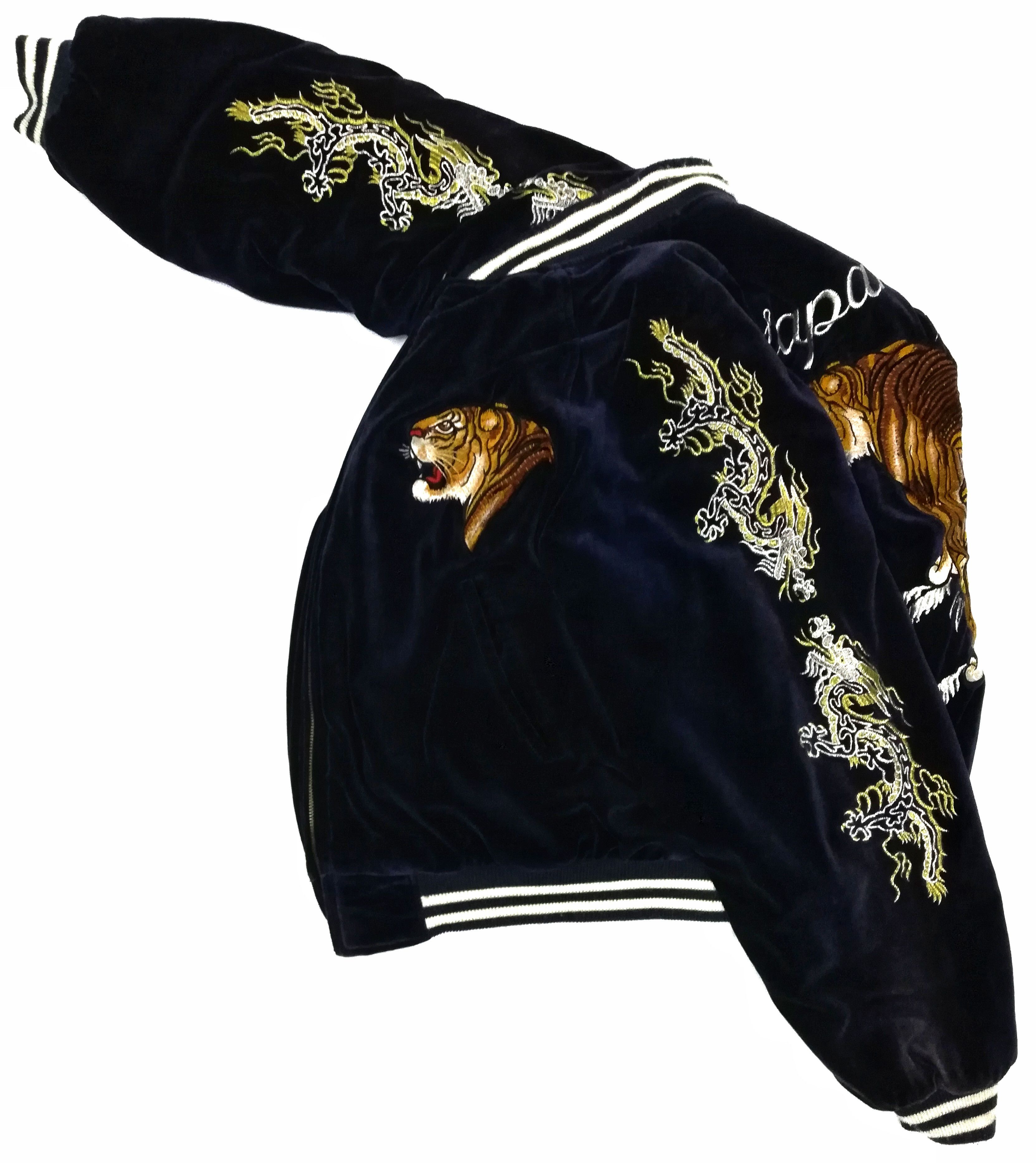 Art Comes First × Velvet 🔥Sukajan Souvenirs Jaike Yokosuka Japan Tiger Embroidered Size US L / EU 52-54 / 3 - 17 Thumbnail