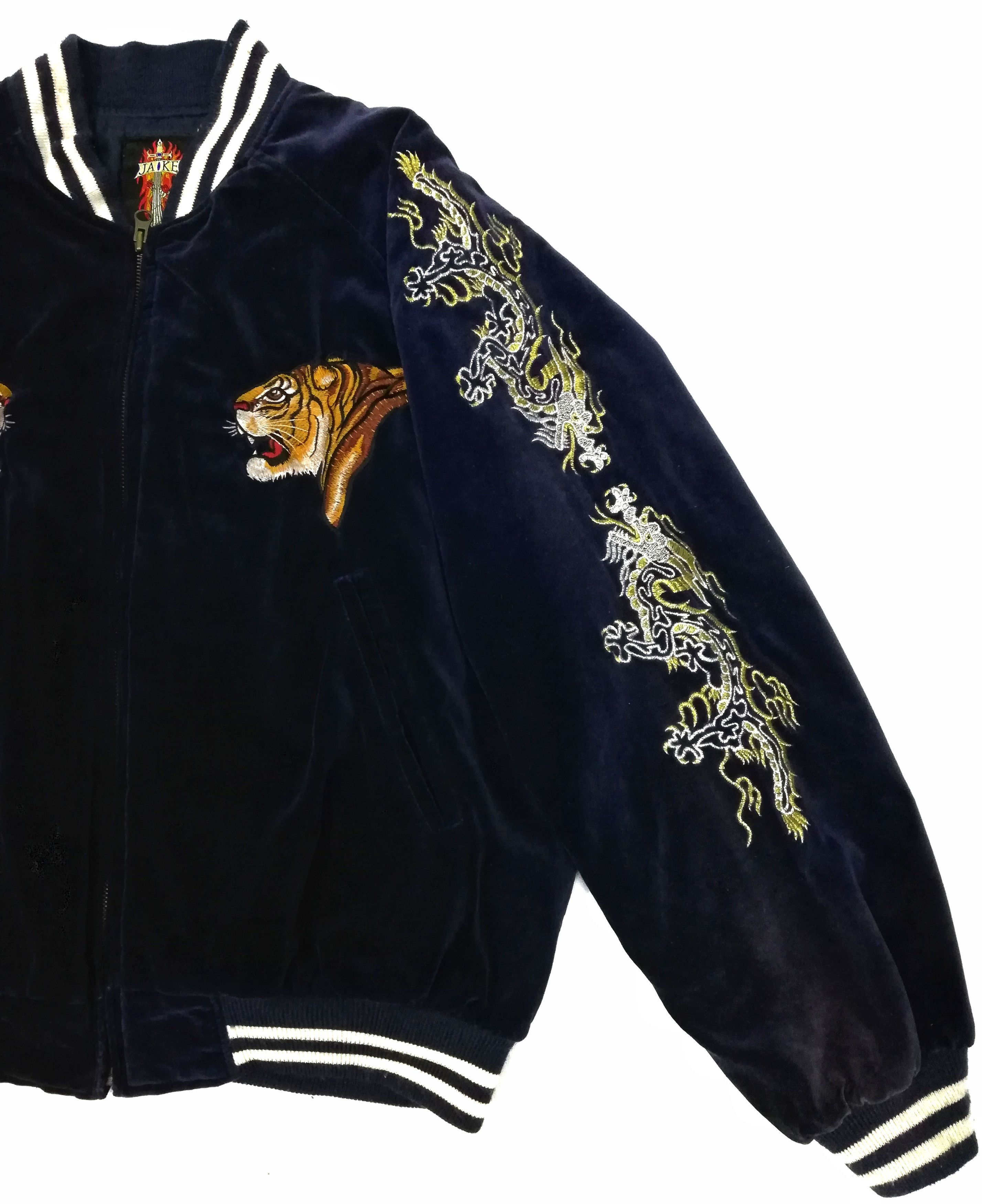 Art Comes First × Velvet 🔥Sukajan Souvenirs Jaike Yokosuka Japan Tiger Embroidered Size US L / EU 52-54 / 3 - 3 Thumbnail