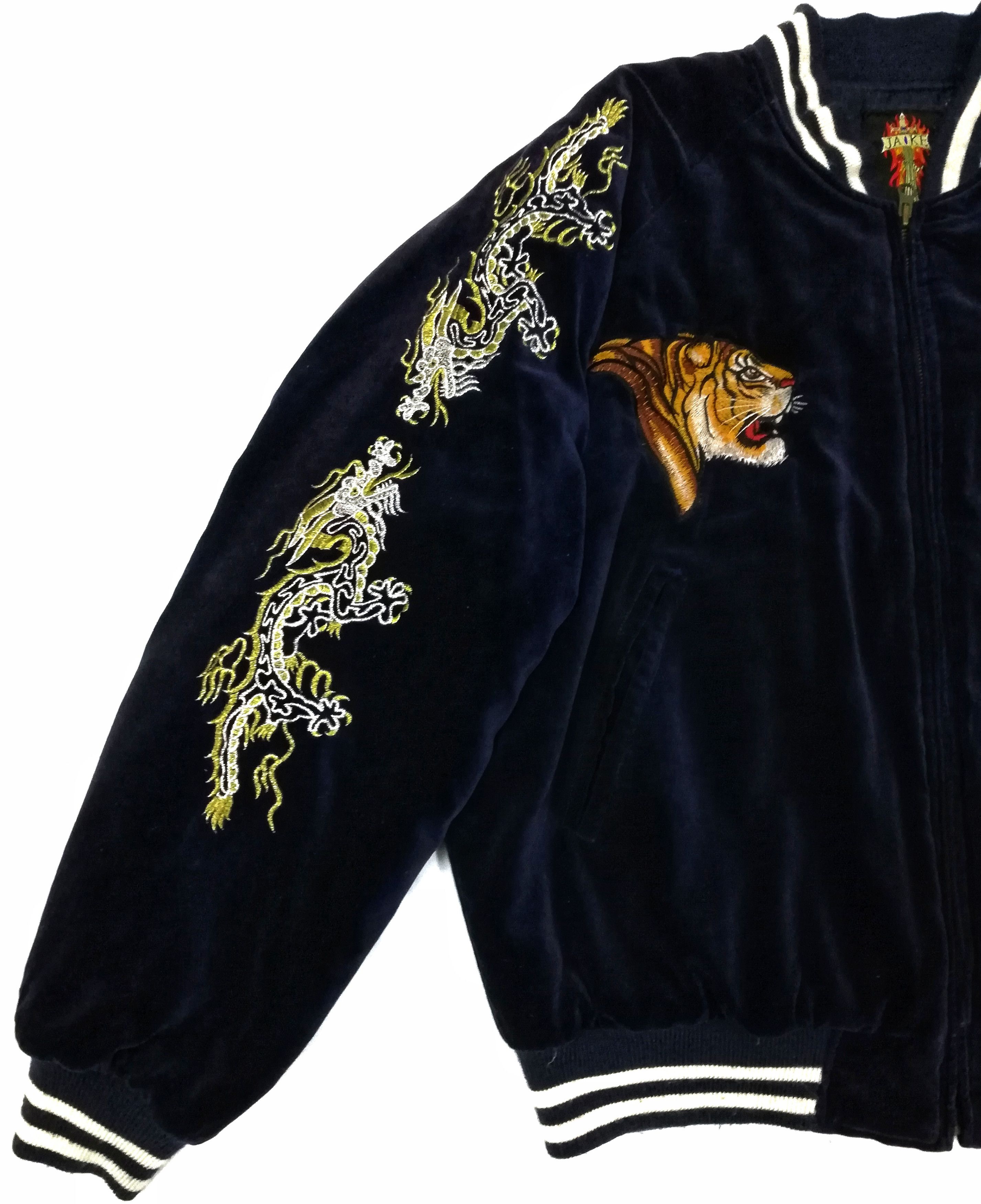 Art Comes First × Velvet 🔥Sukajan Souvenirs Jaike Yokosuka Japan Tiger Embroidered Size US L / EU 52-54 / 3 - 4 Thumbnail