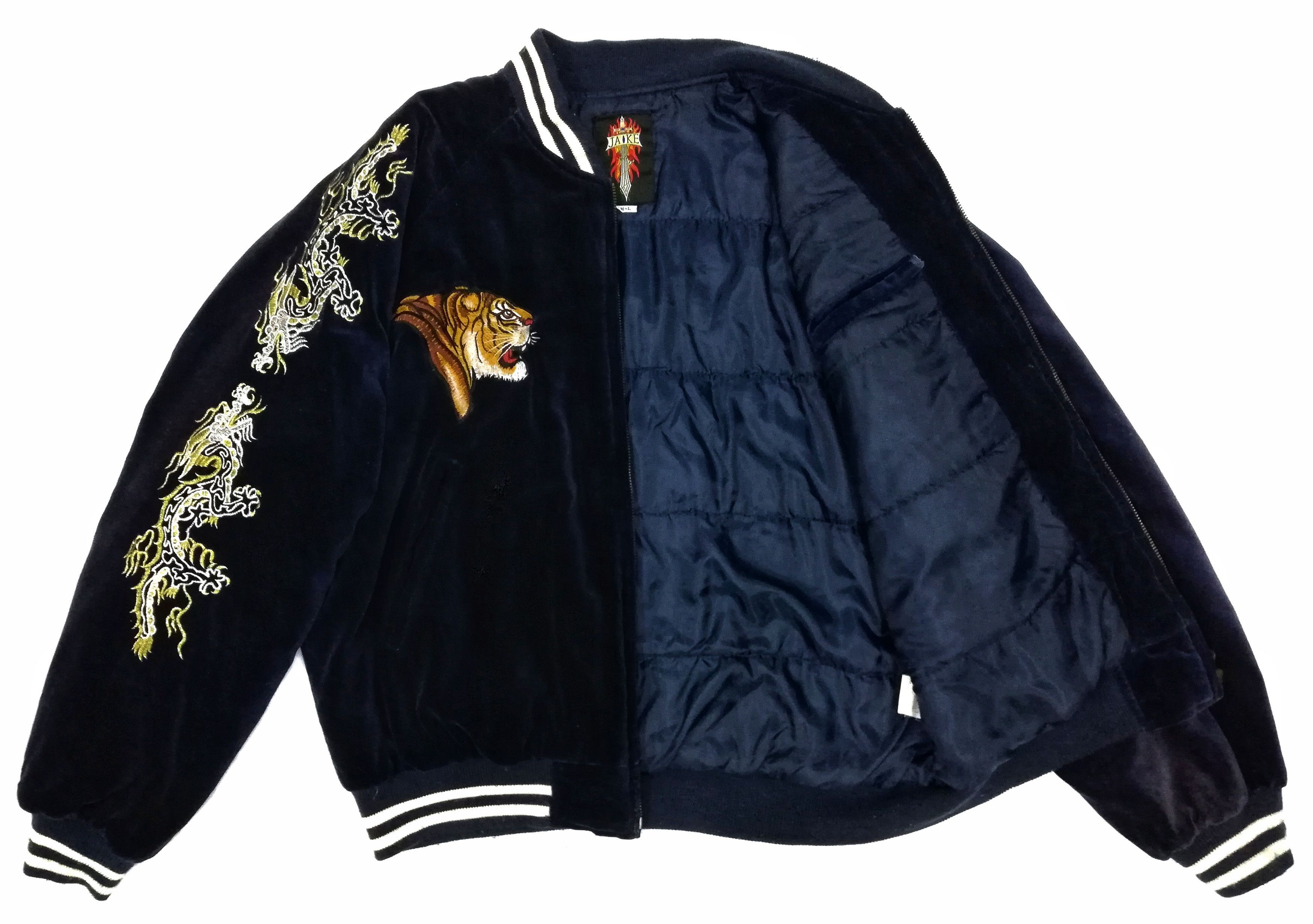 Art Comes First × Velvet 🔥Sukajan Souvenirs Jaike Yokosuka Japan Tiger Embroidered Size US L / EU 52-54 / 3 - 6 Thumbnail