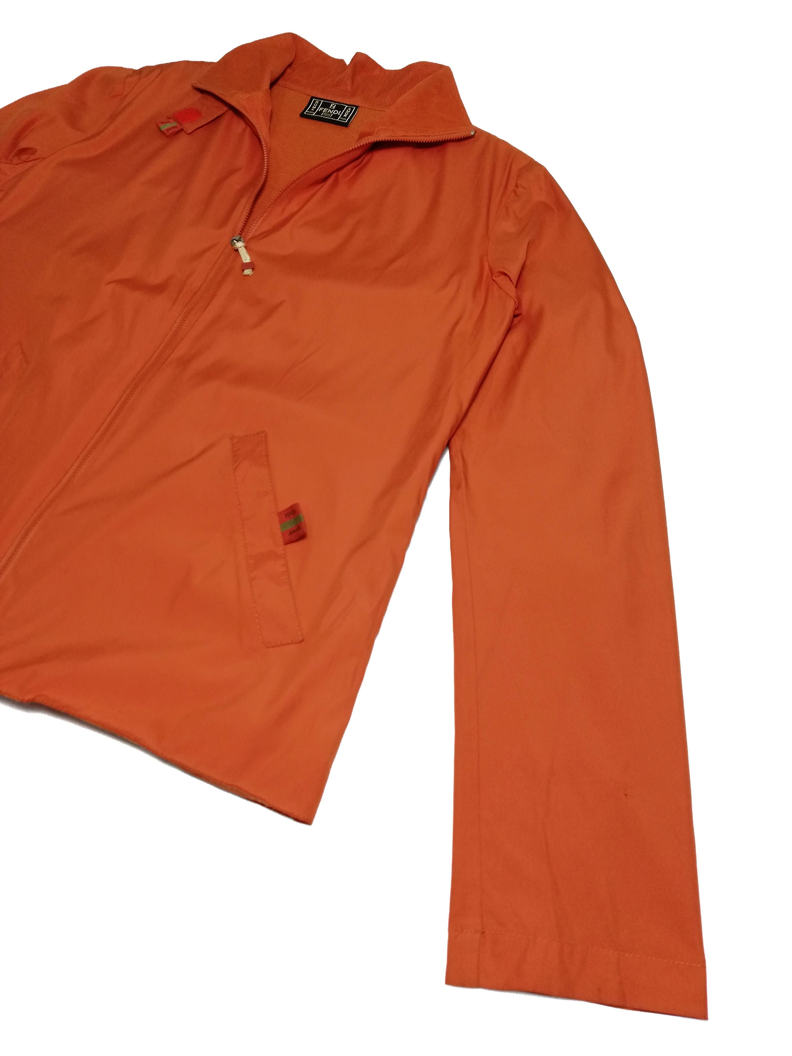 Fendi 🔥Fendi Spell Out Windbreaker Zipper Jacket Polyester🔥 Size US S / EU 44-46 / 1 - 2 Thumbnail