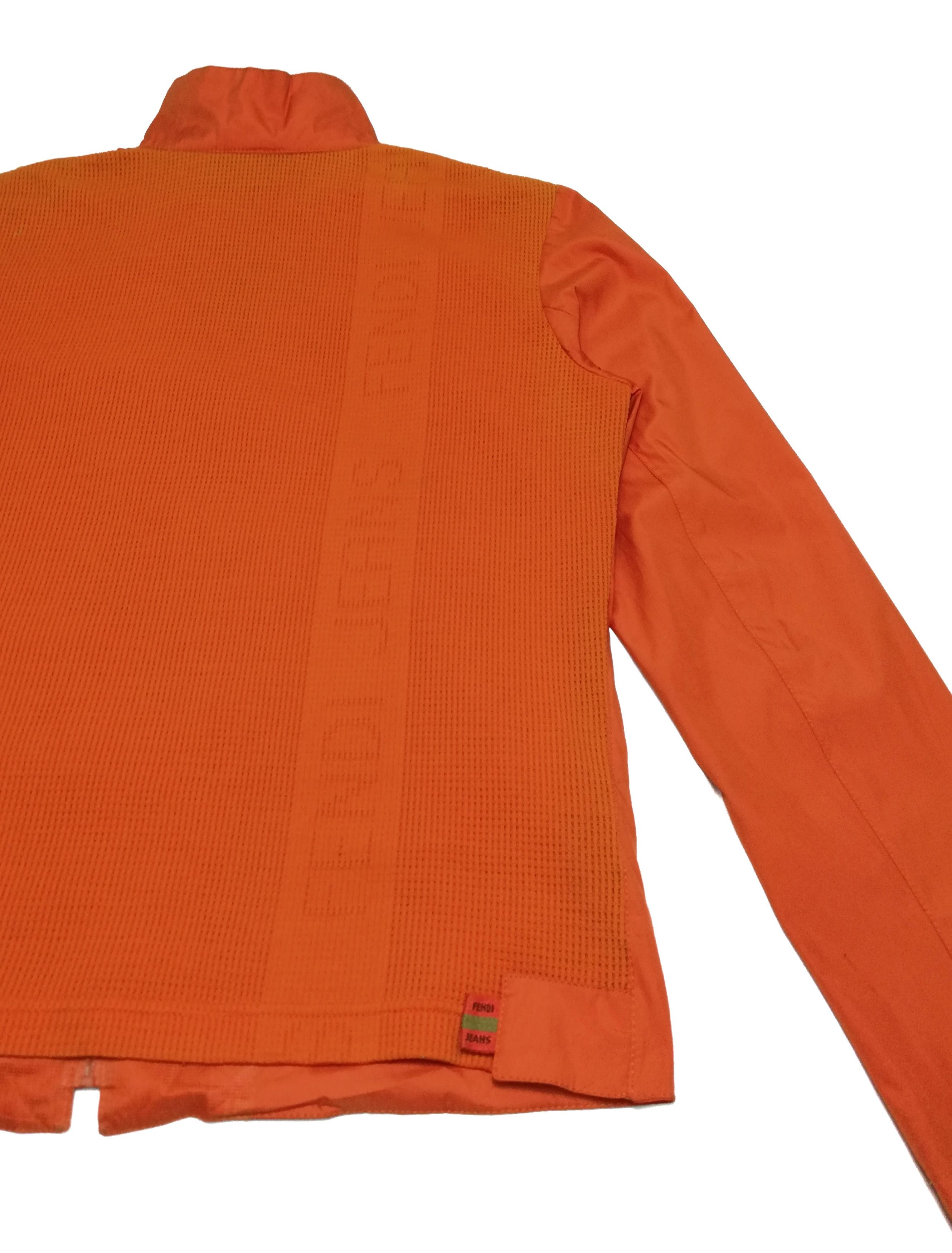 Fendi 🔥Fendi Spell Out Windbreaker Zipper Jacket Polyester🔥 Size US S / EU 44-46 / 1 - 16 Thumbnail