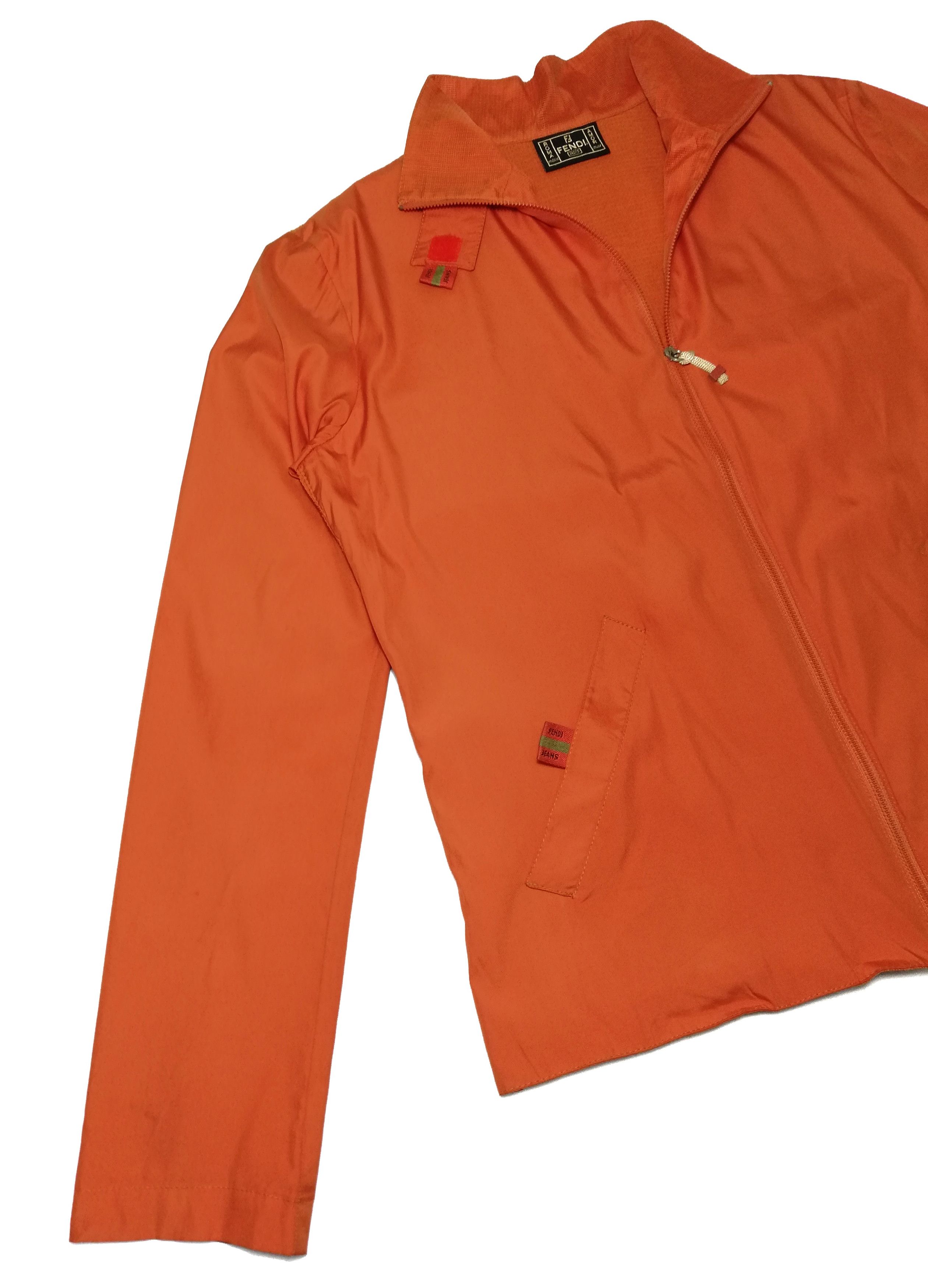 Fendi 🔥Fendi Spell Out Windbreaker Zipper Jacket Polyester🔥 Size US S / EU 44-46 / 1 - 5 Thumbnail