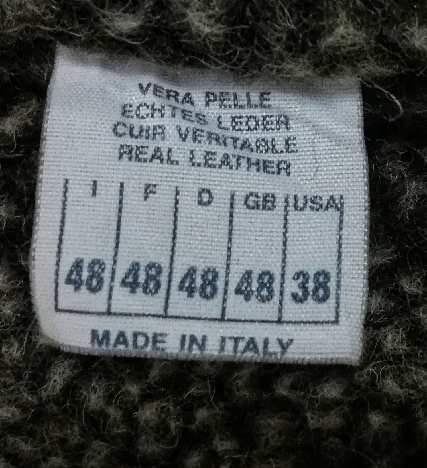 Other 🔥Vera Pelle Echtes Leder Cuir Real Leather Made In Italy🔥 Size US M / EU 48-50 / 2 - 10 Thumbnail